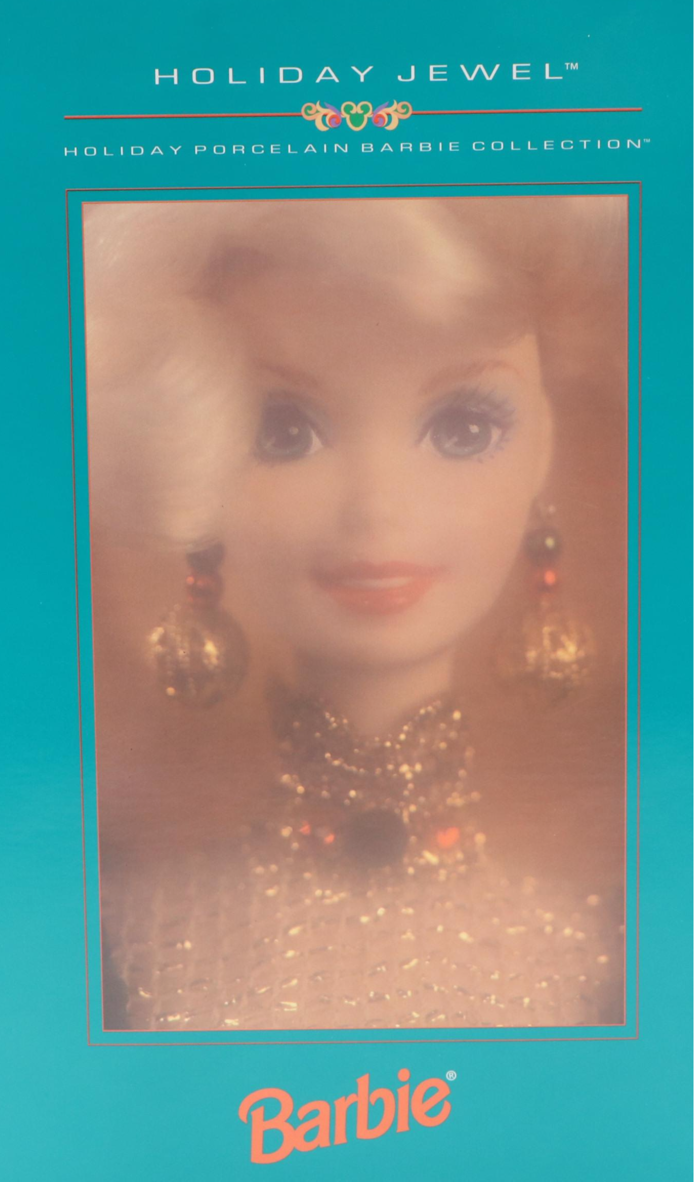 Holiday Jewel Porcelain Barbie Doll
