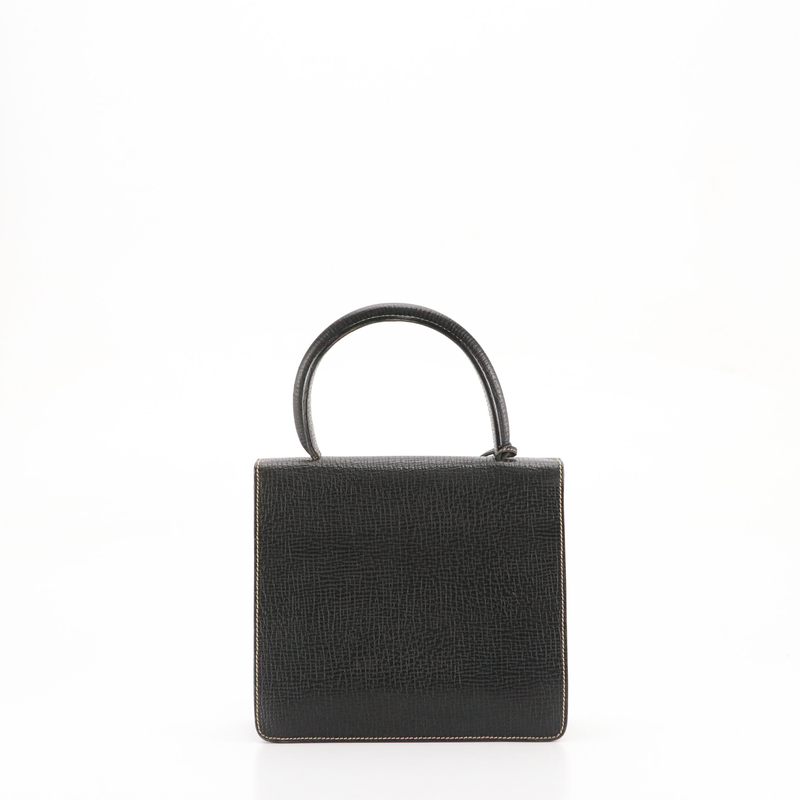 Loewe Barcelona Top Handle Bag in Leather