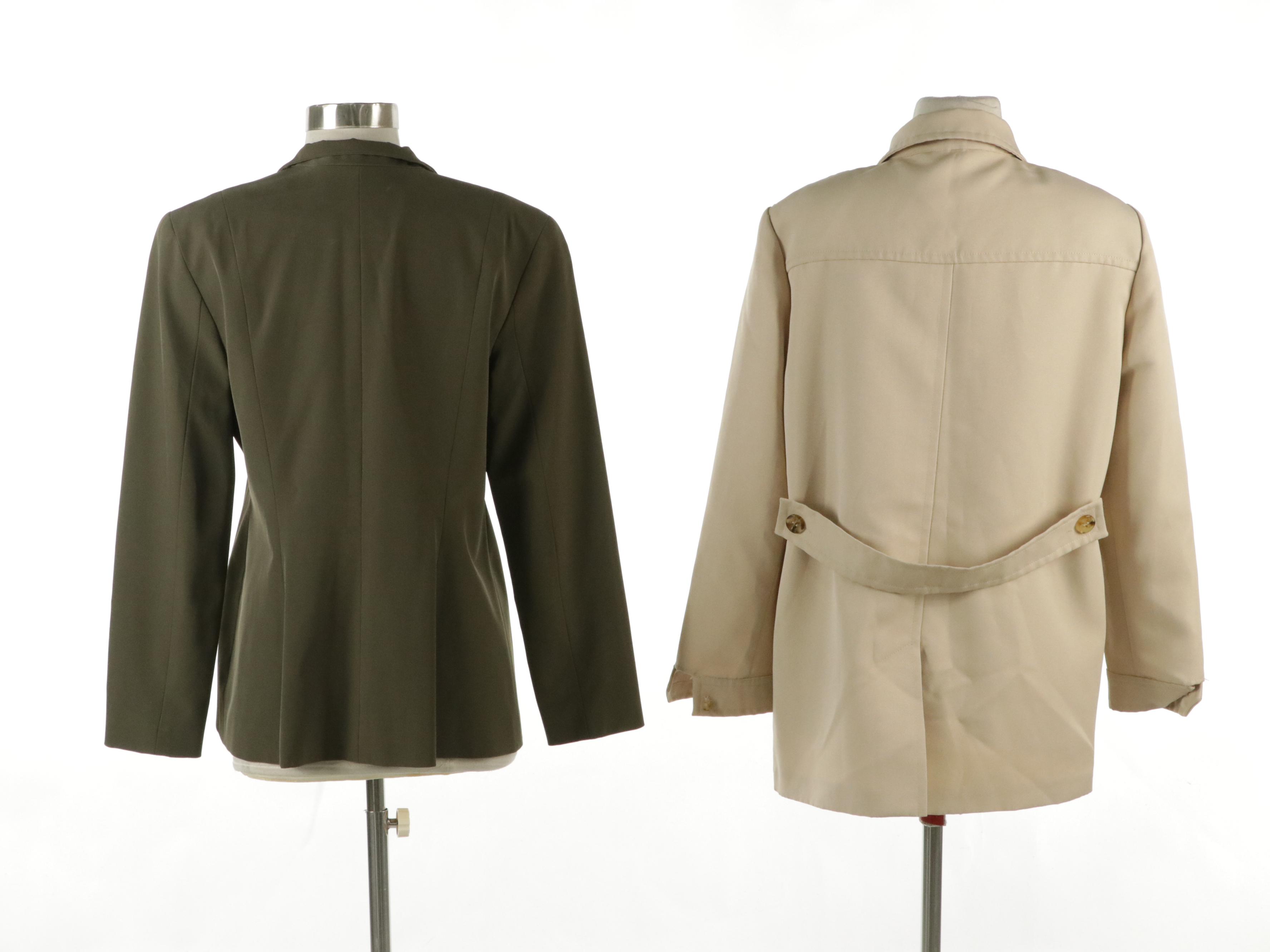 Jenne Maac Single Button Blazer and Sportmax Button-Front Jacket