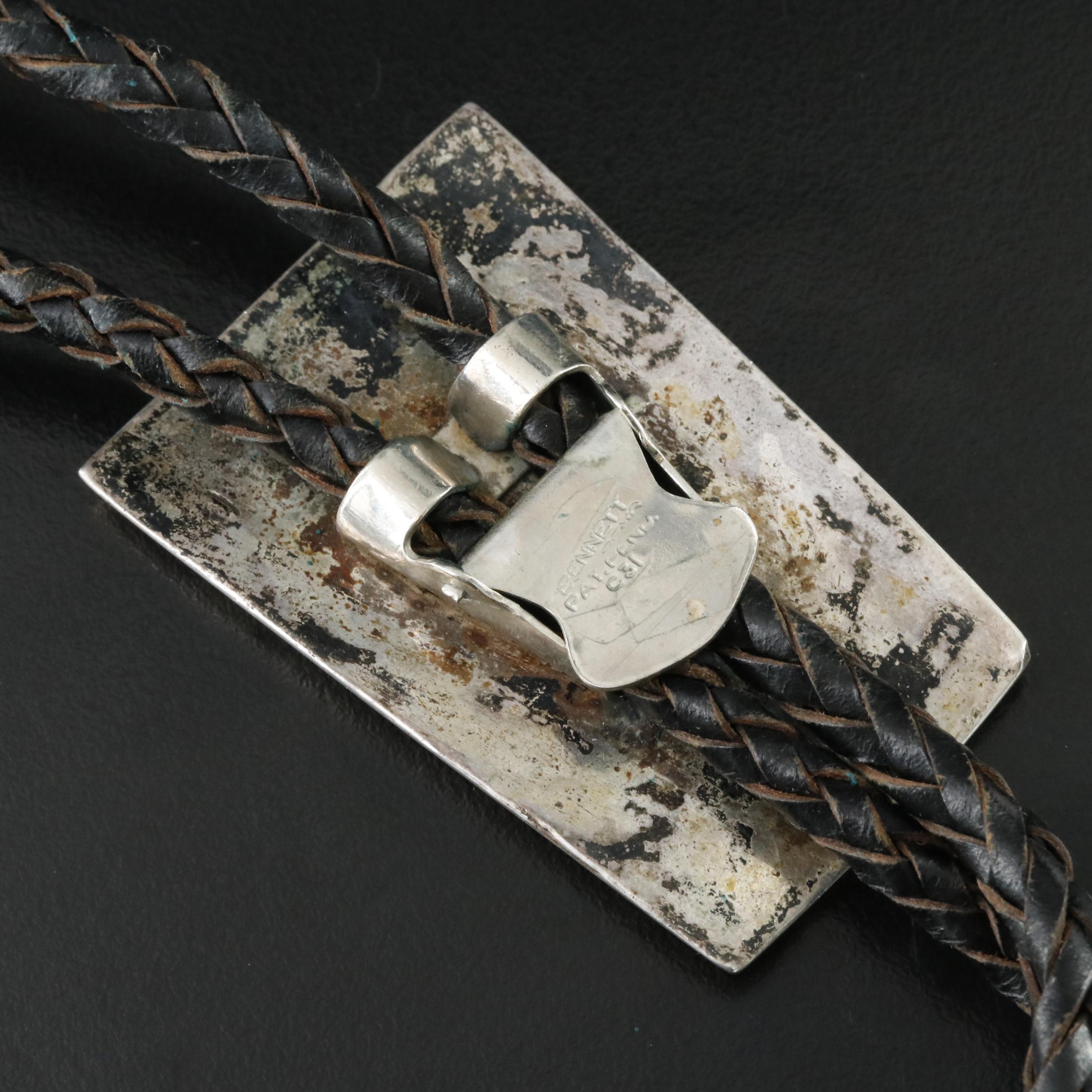 Western Sterling Kokopelli Bolo Tie