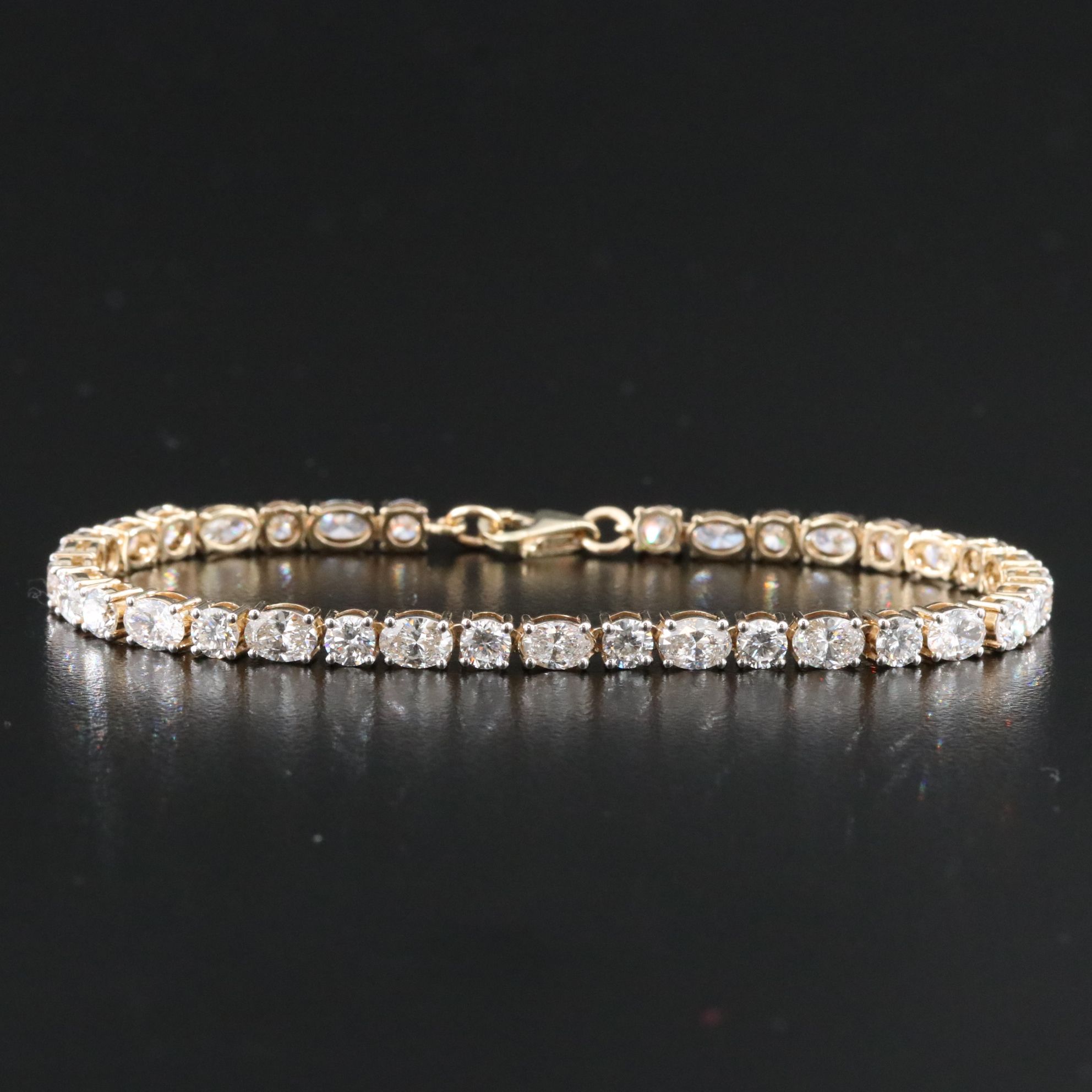 14K 7.32 CTW Lab Grown Diamond Bracelet