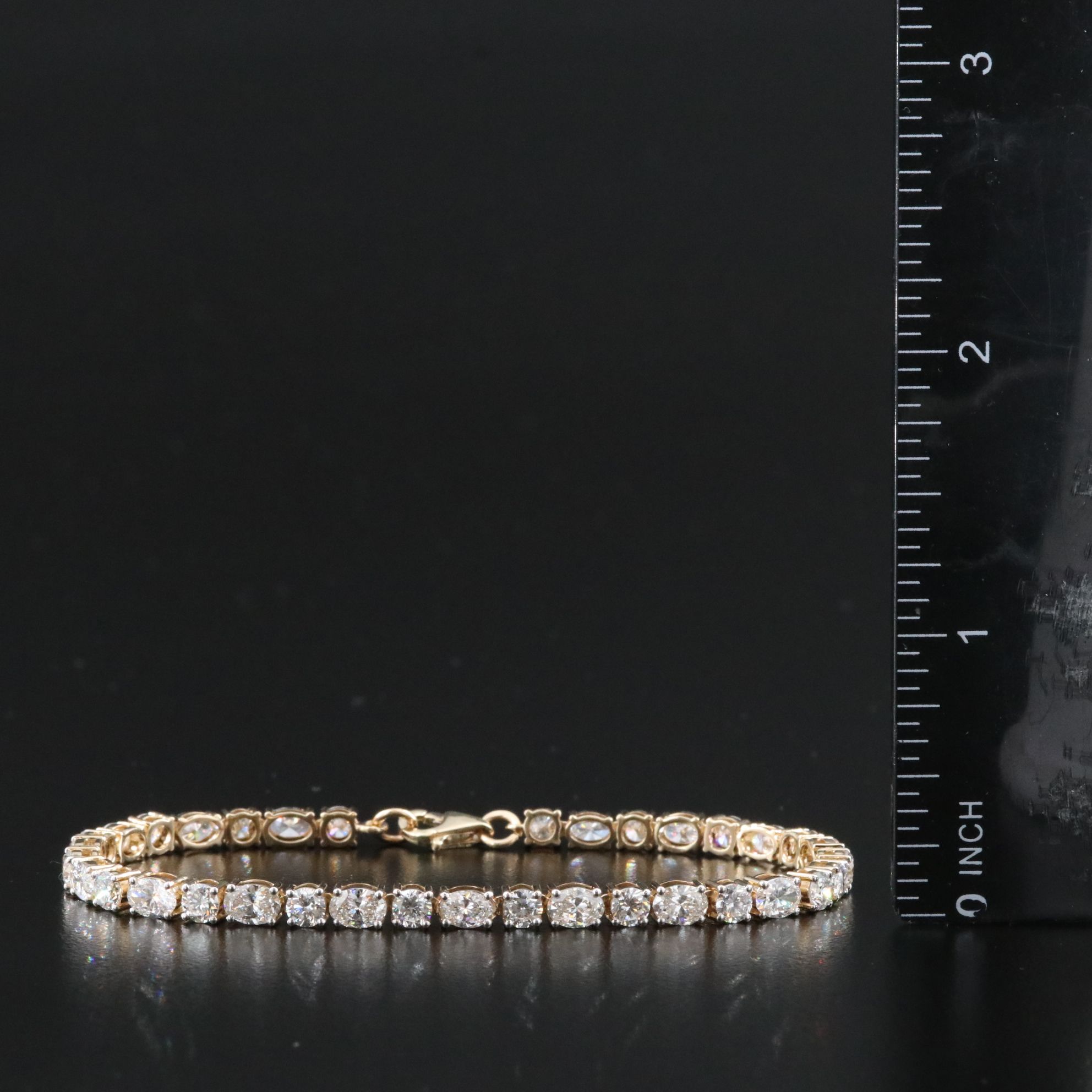 14K 7.32 CTW Lab Grown Diamond Bracelet