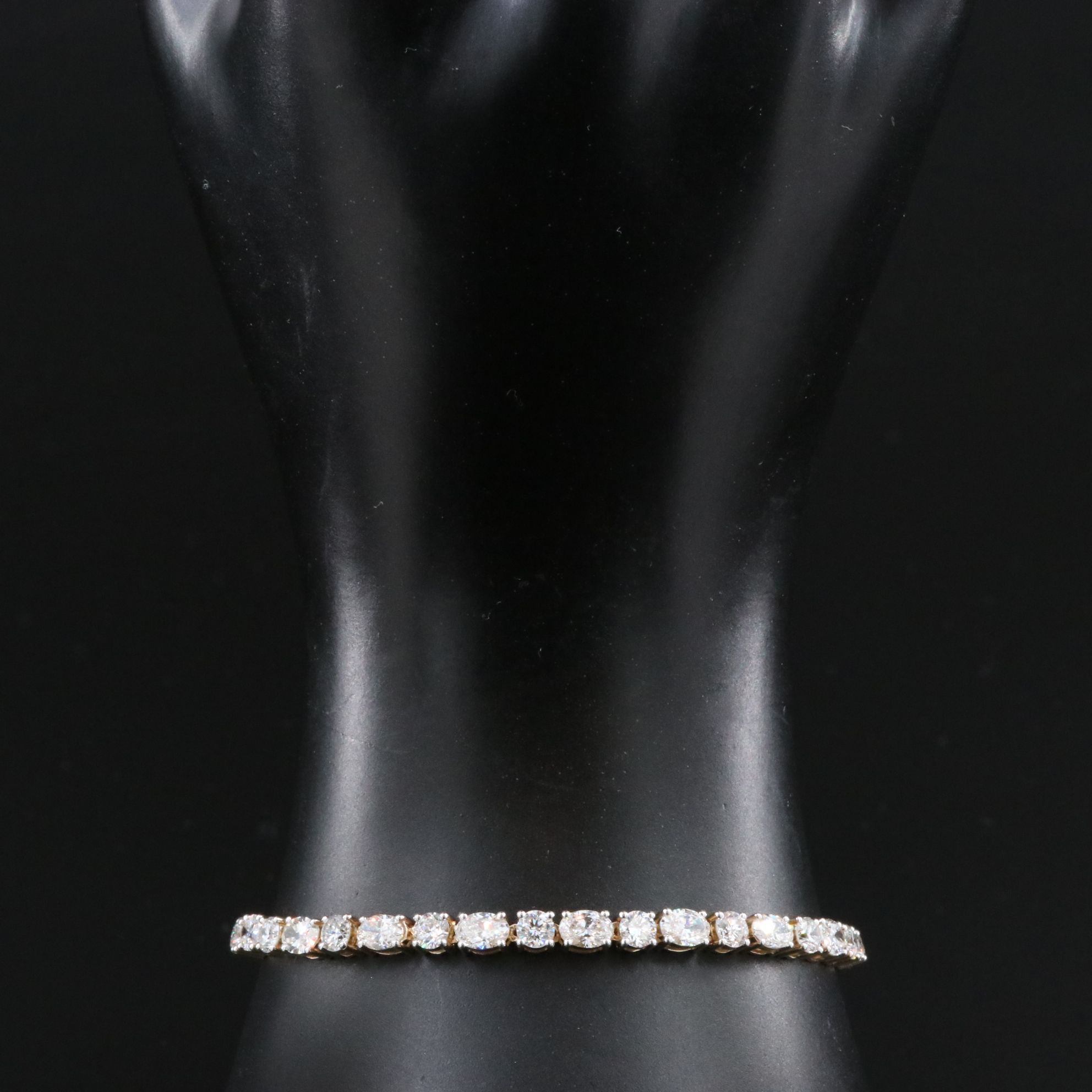 14K 7.32 CTW Lab Grown Diamond Bracelet