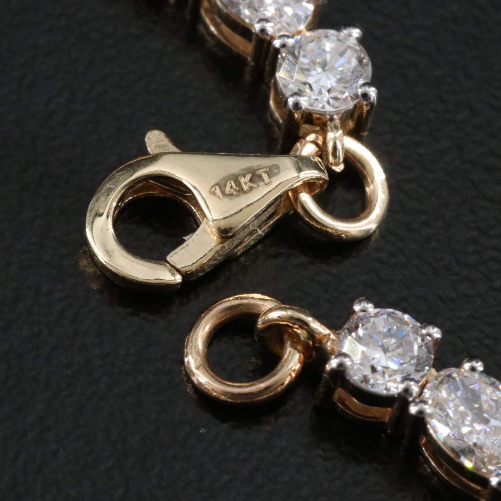 14K 7.32 CTW Lab Grown Diamond Bracelet