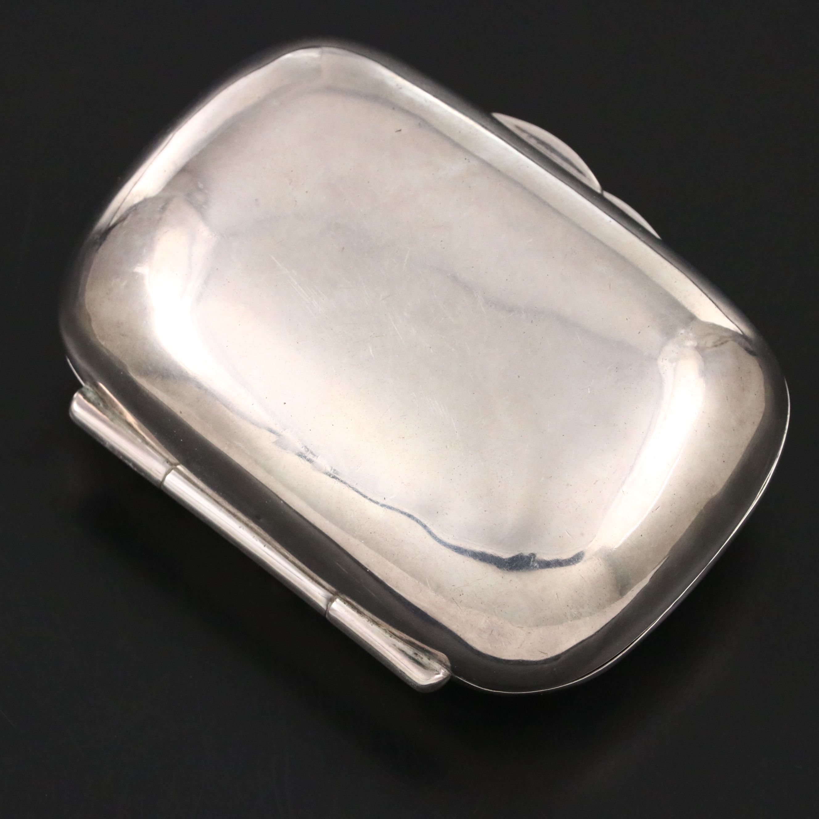 Tiffany & Co. Sterling Silver Travel Soap Box, Early 20th Century