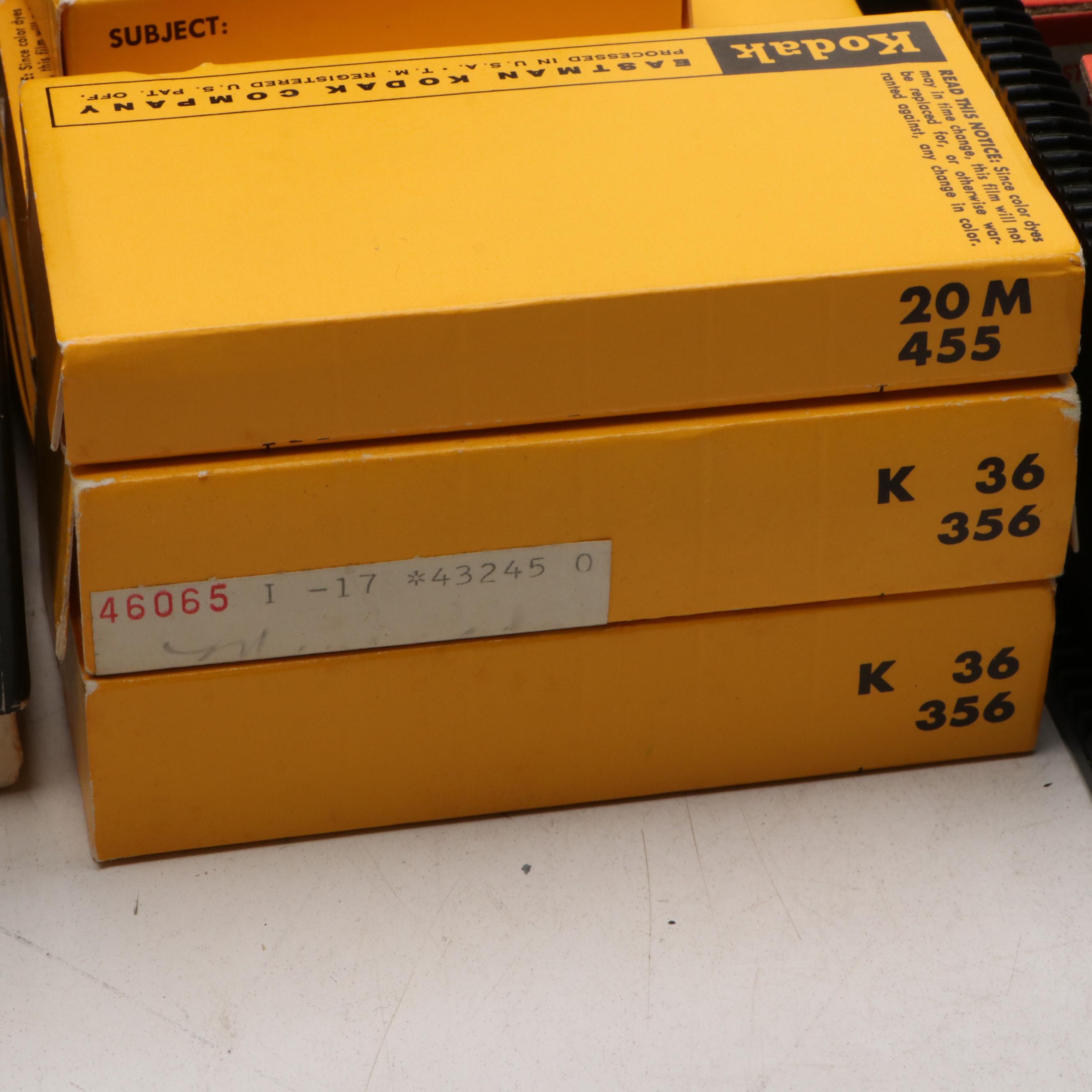 Manon Binoculars, Kodak and Canon Film Slides and Classroom Tools