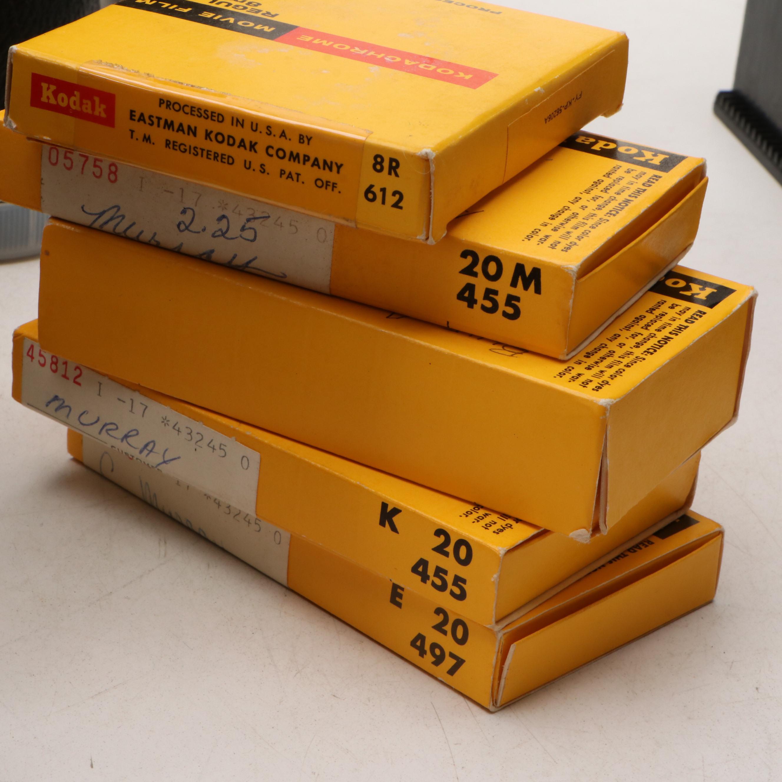 Manon Binoculars, Kodak and Canon Film Slides and Classroom Tools