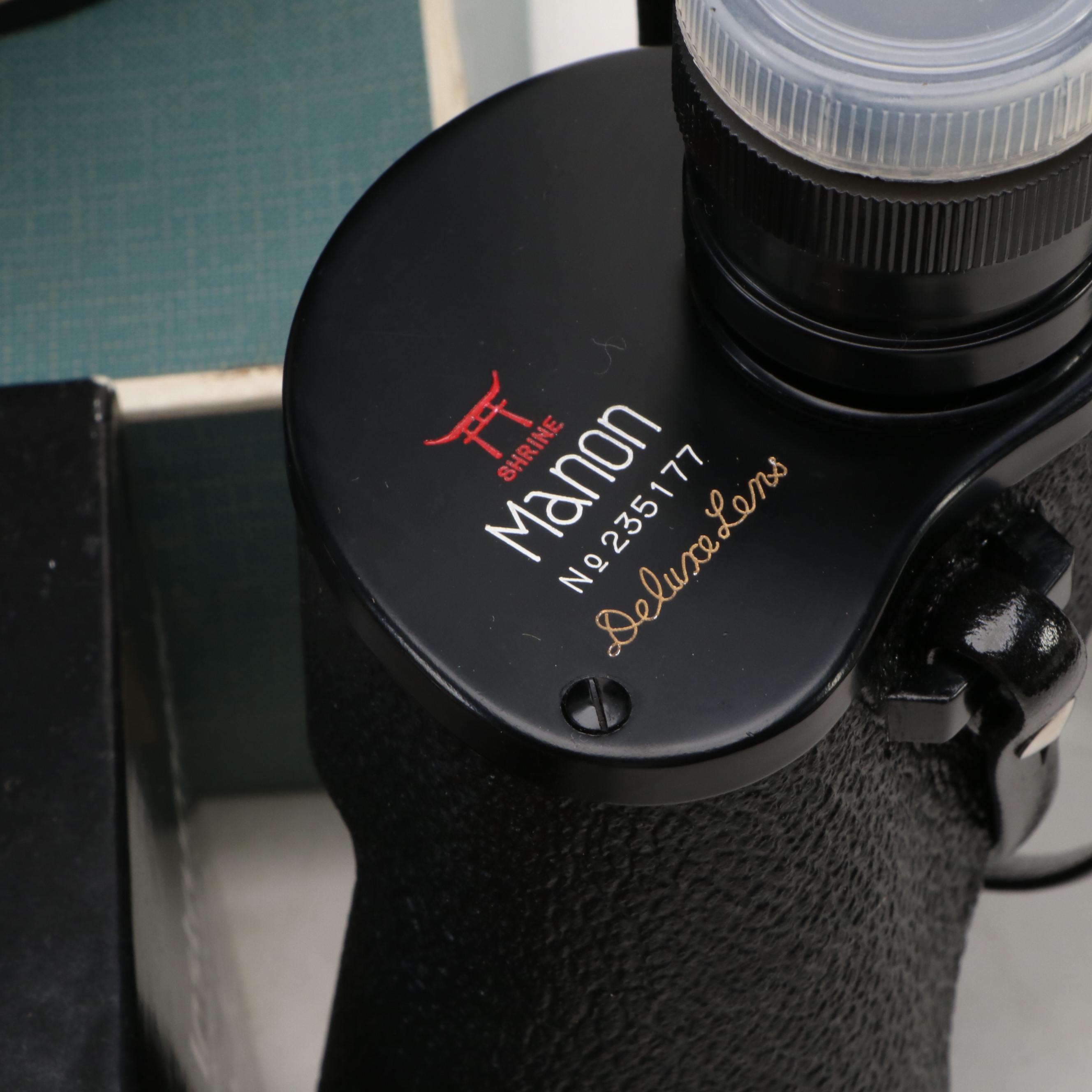 Manon Binoculars, Kodak and Canon Film Slides and Classroom Tools
