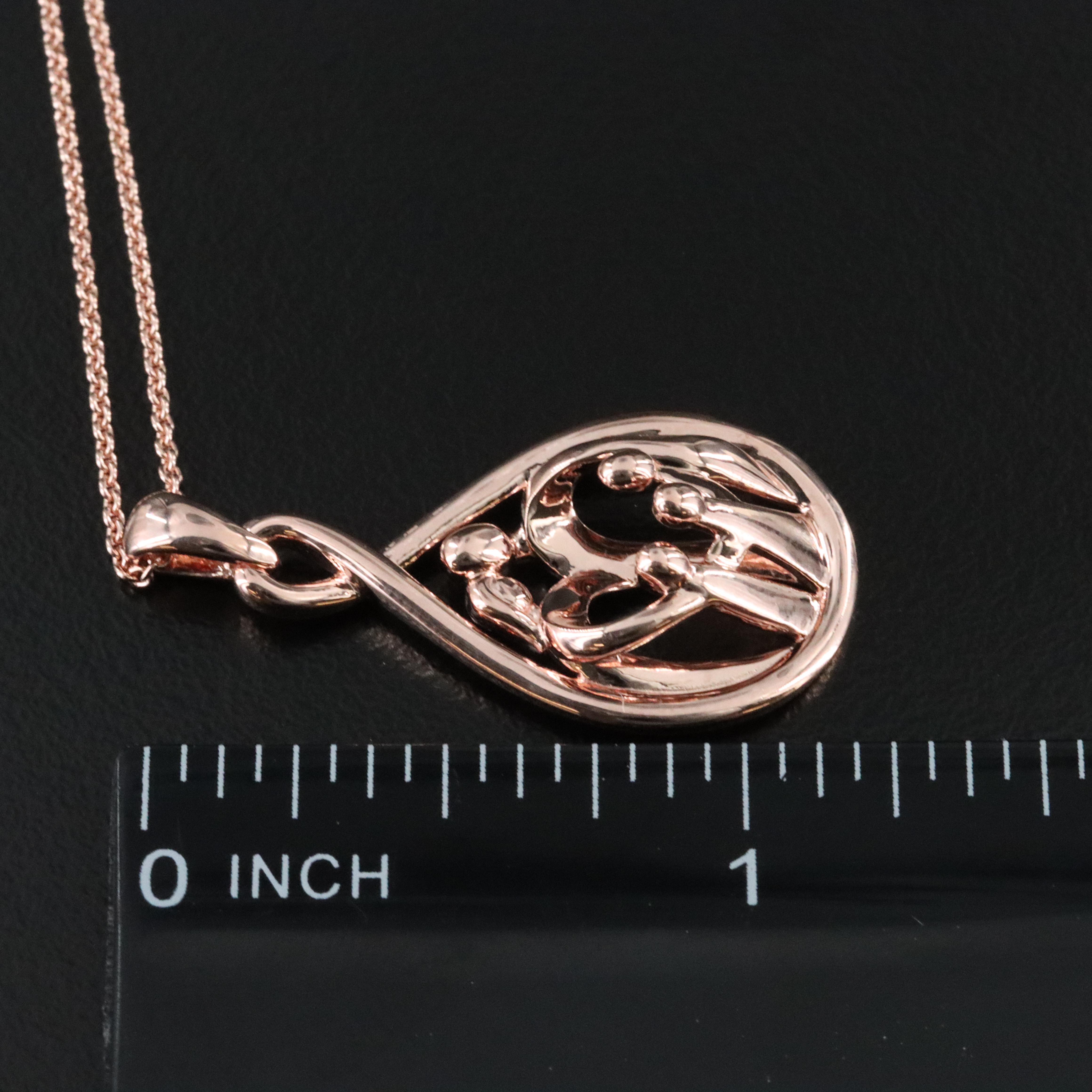 Sterling Family Pendant Necklace