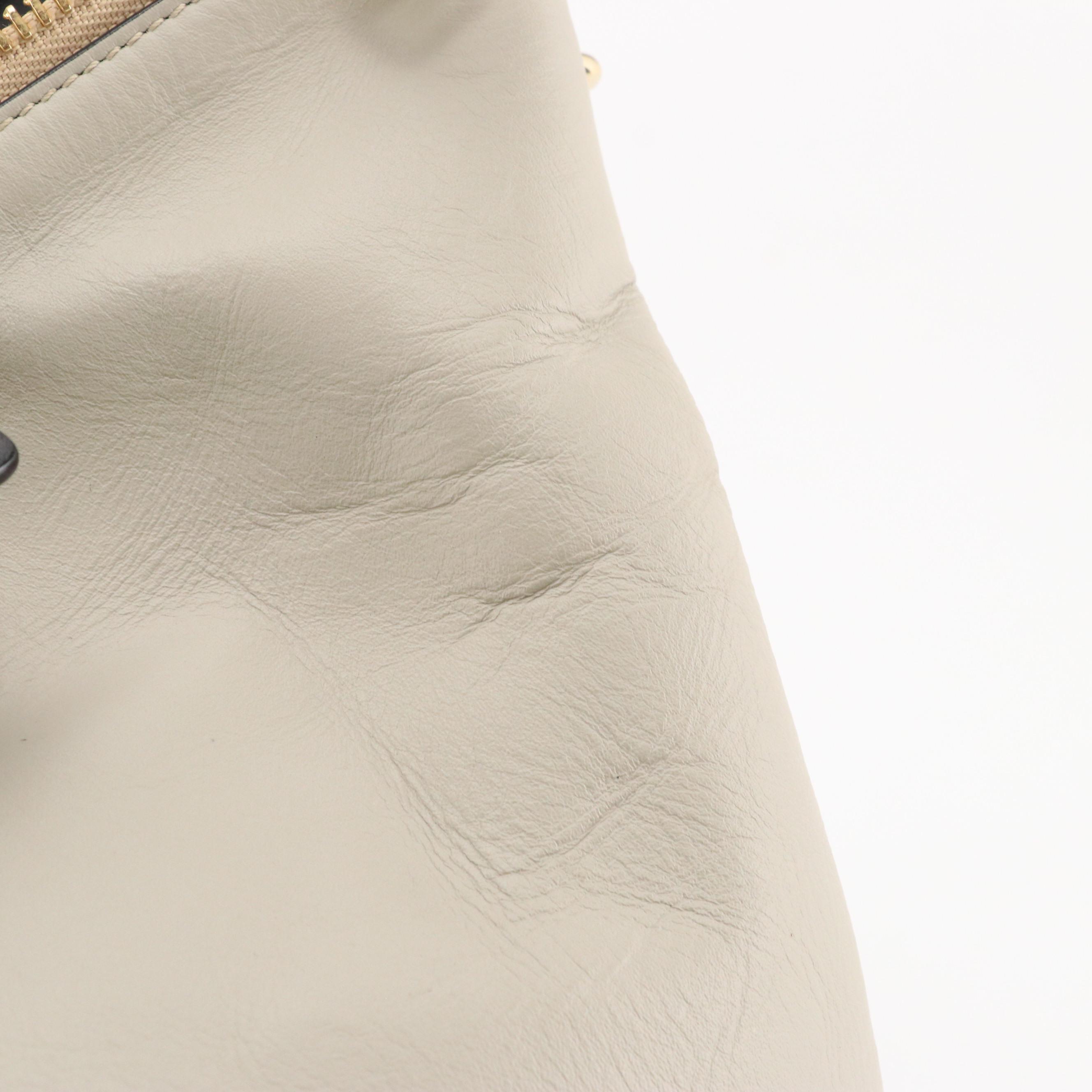 Chloé Baylee Two-Tone Leather Two-Way Tote Bag