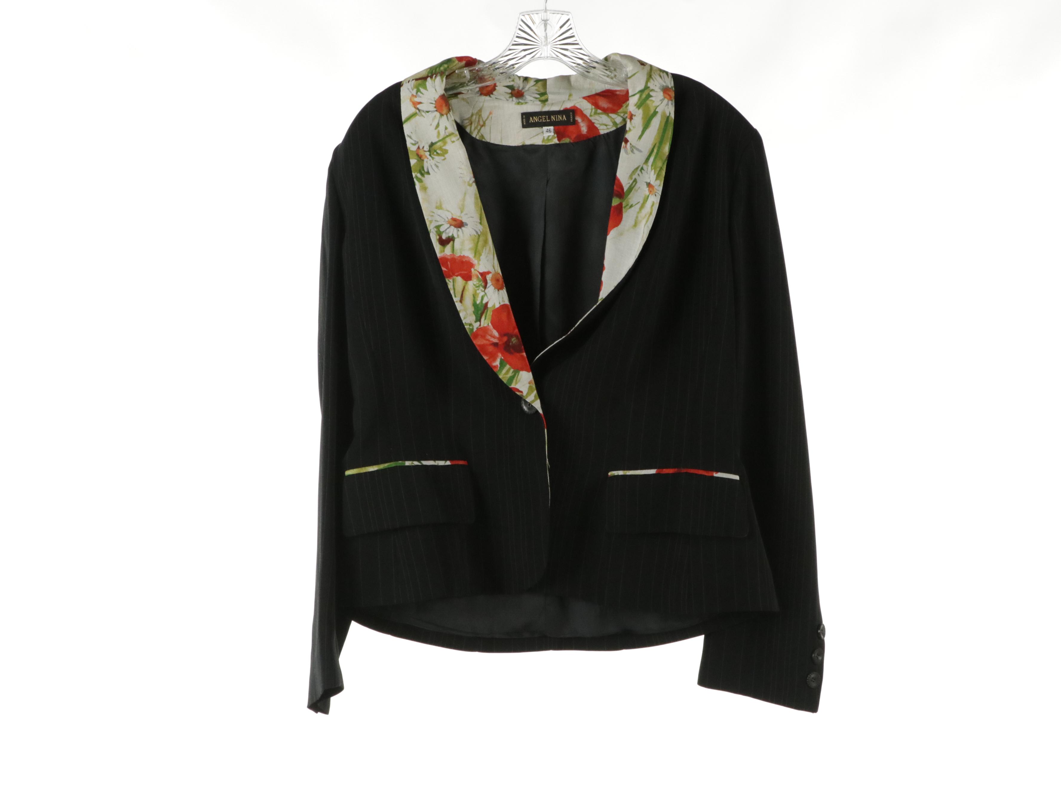 Angel Nina Single-Button Jacket, Premise Button-Up Shirt, and Eccoci Cardigan