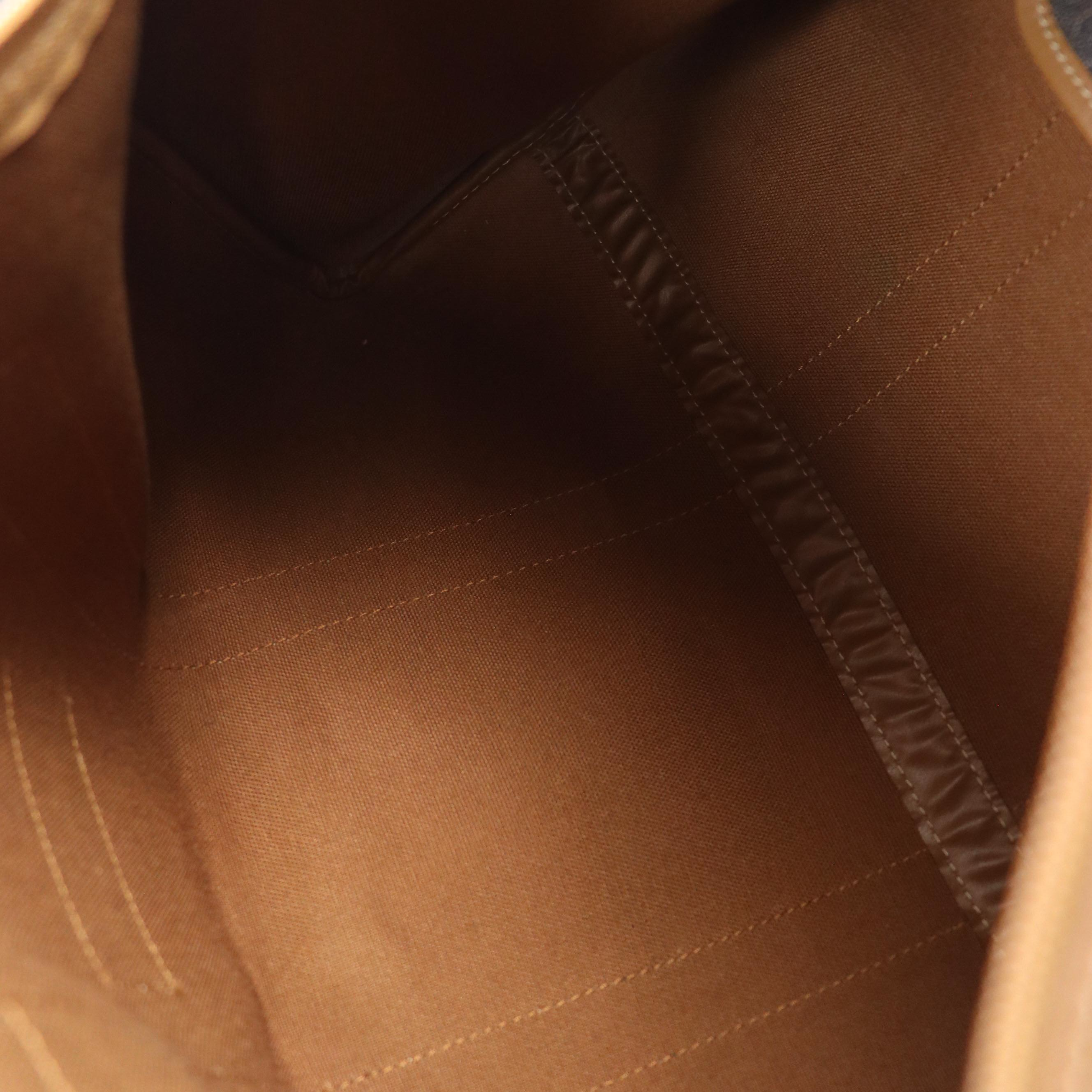 Christian Dior Boston Bag in Honeycomb Canvas and Brown Leather Trim