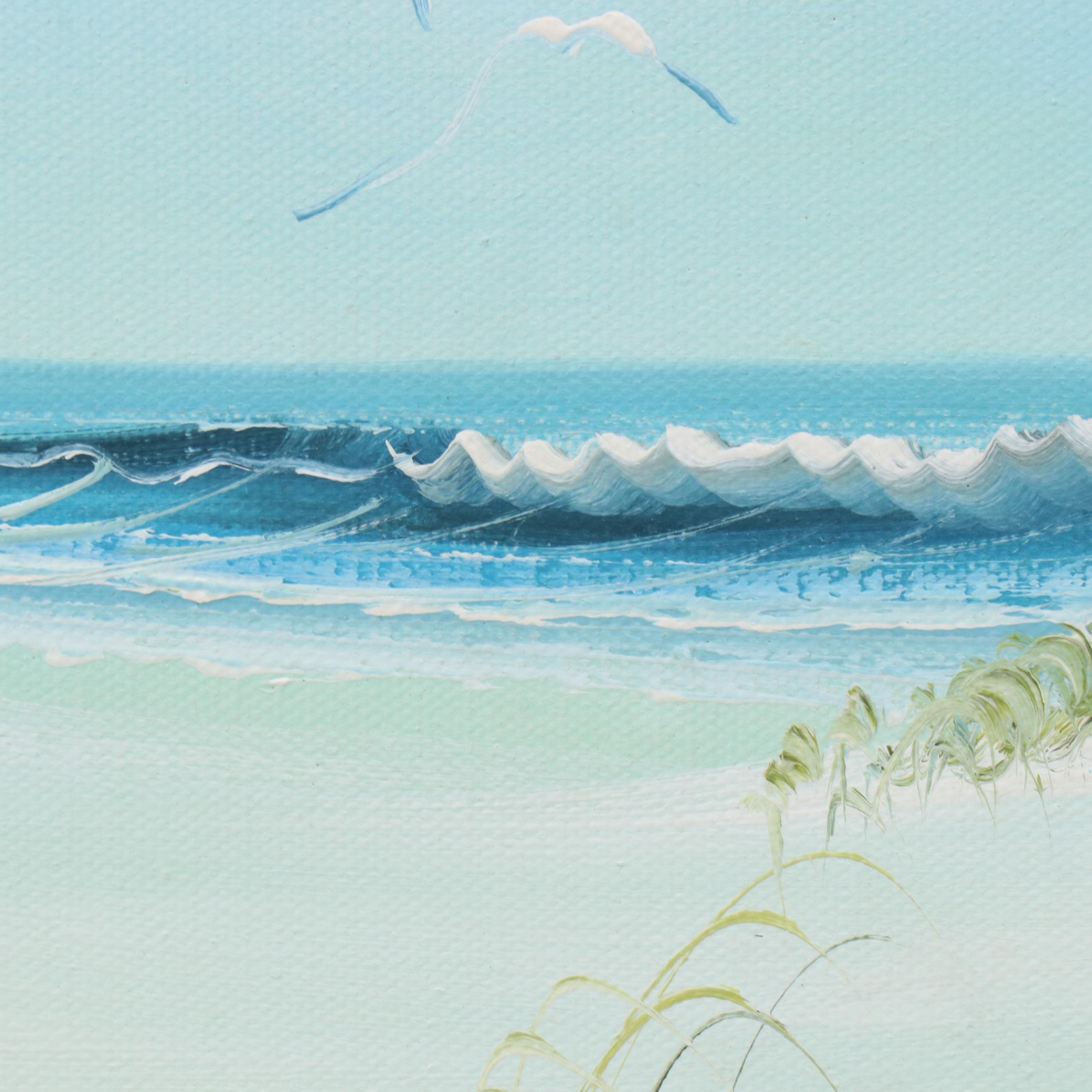 Betty Moore Seascape Oil Painting, 21st Century