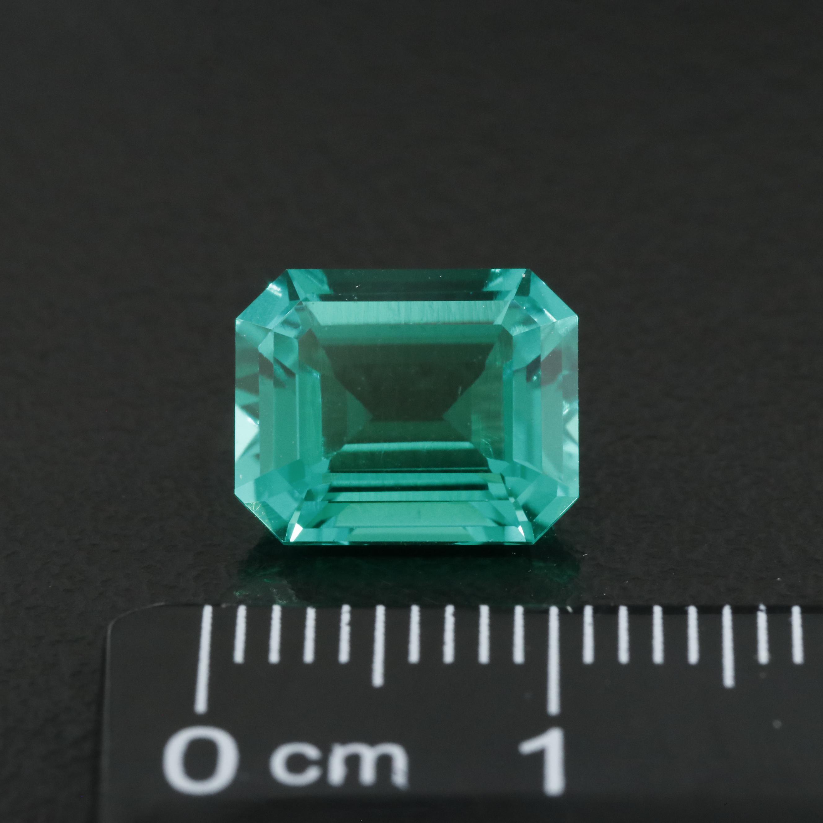 Loose 3.18 CT Lab Grown Emerald