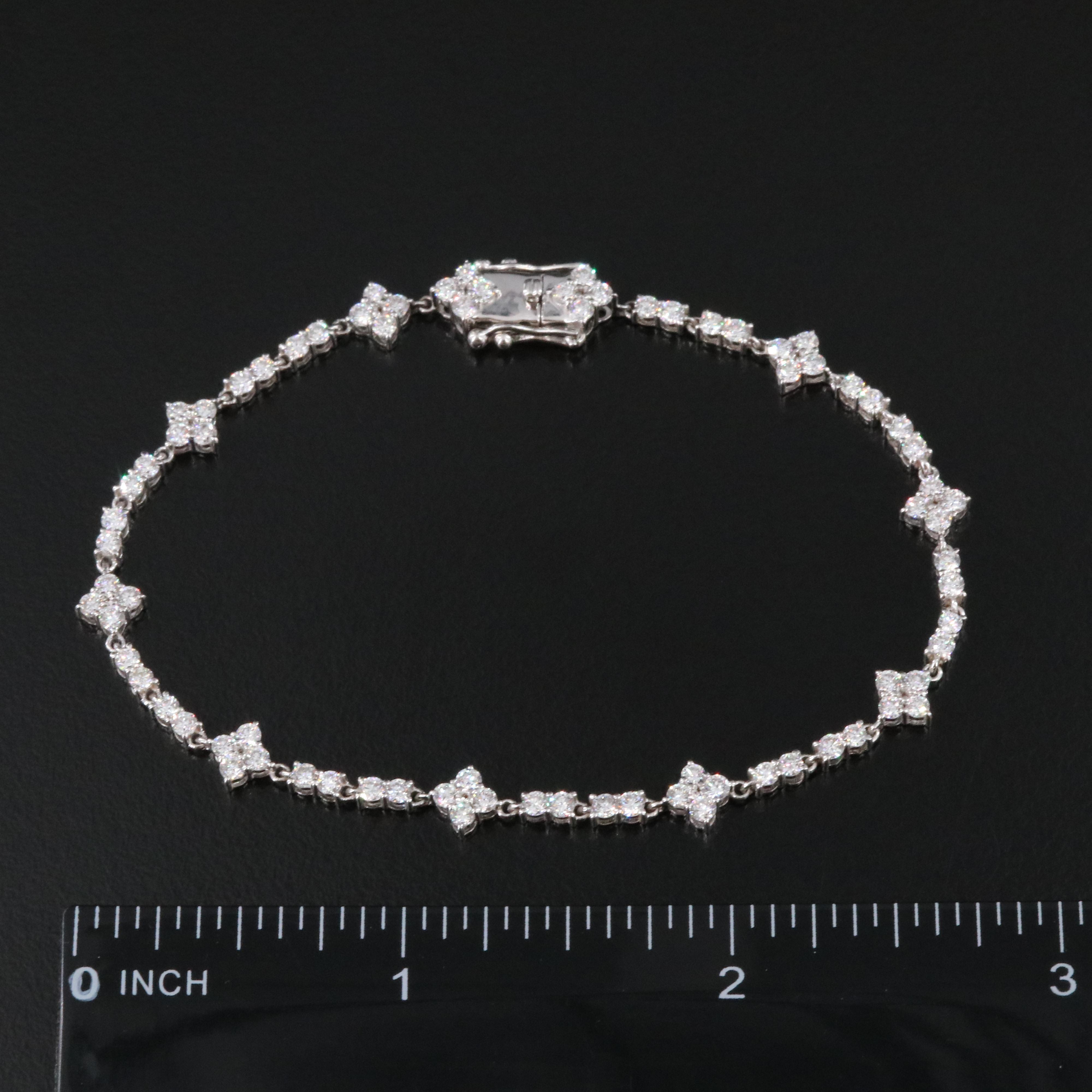 14K 2.40 CTW Lab Grown Diamond Bracelet