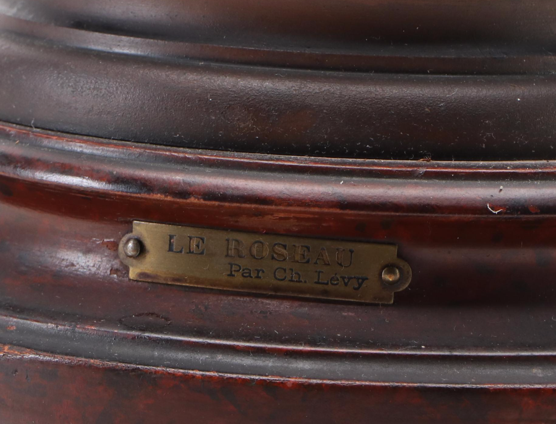 After Charles Octave Lévy "Le Roseau" Cast Metal Sculpture