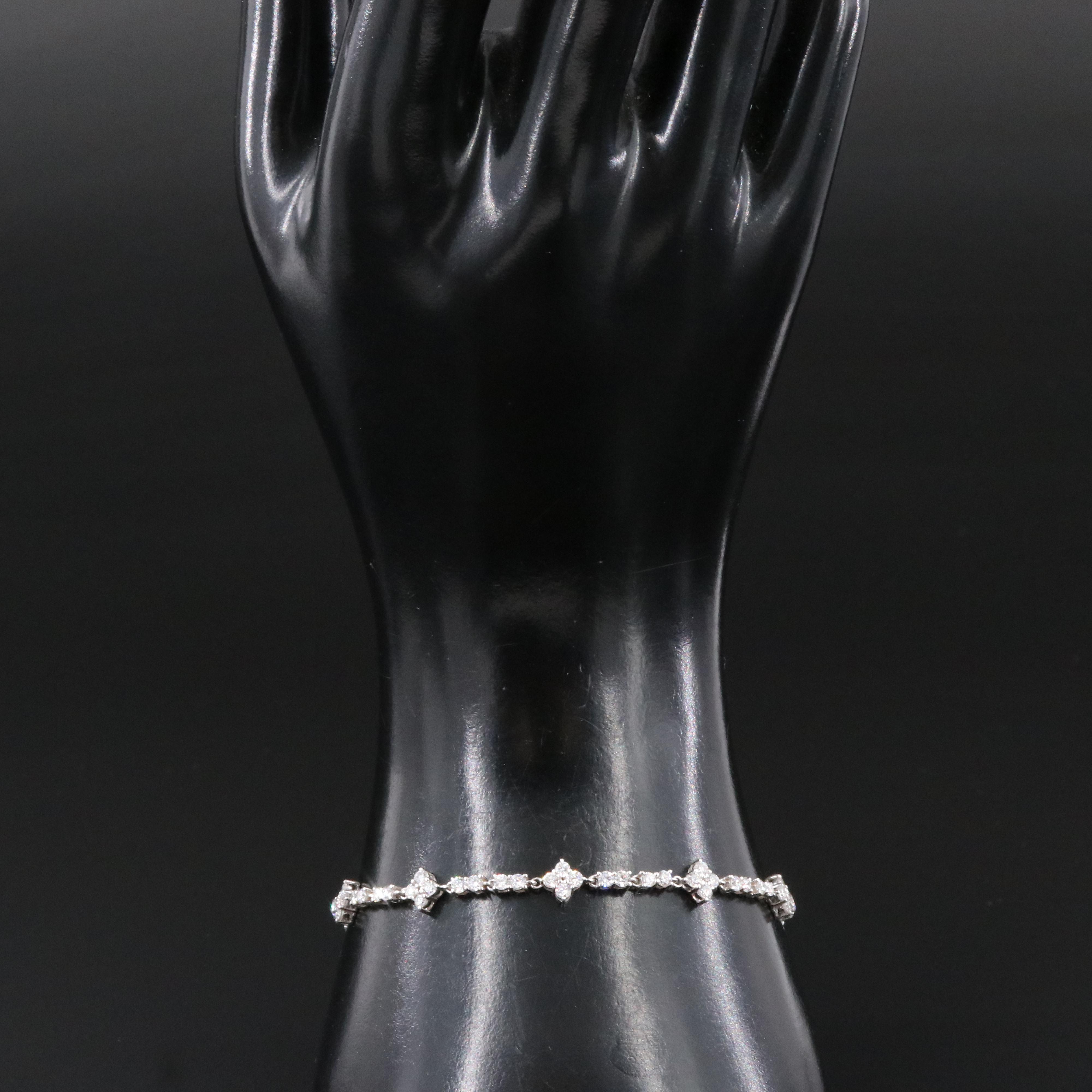 14K 2.40 CTW Lab Grown Diamond Bracelet