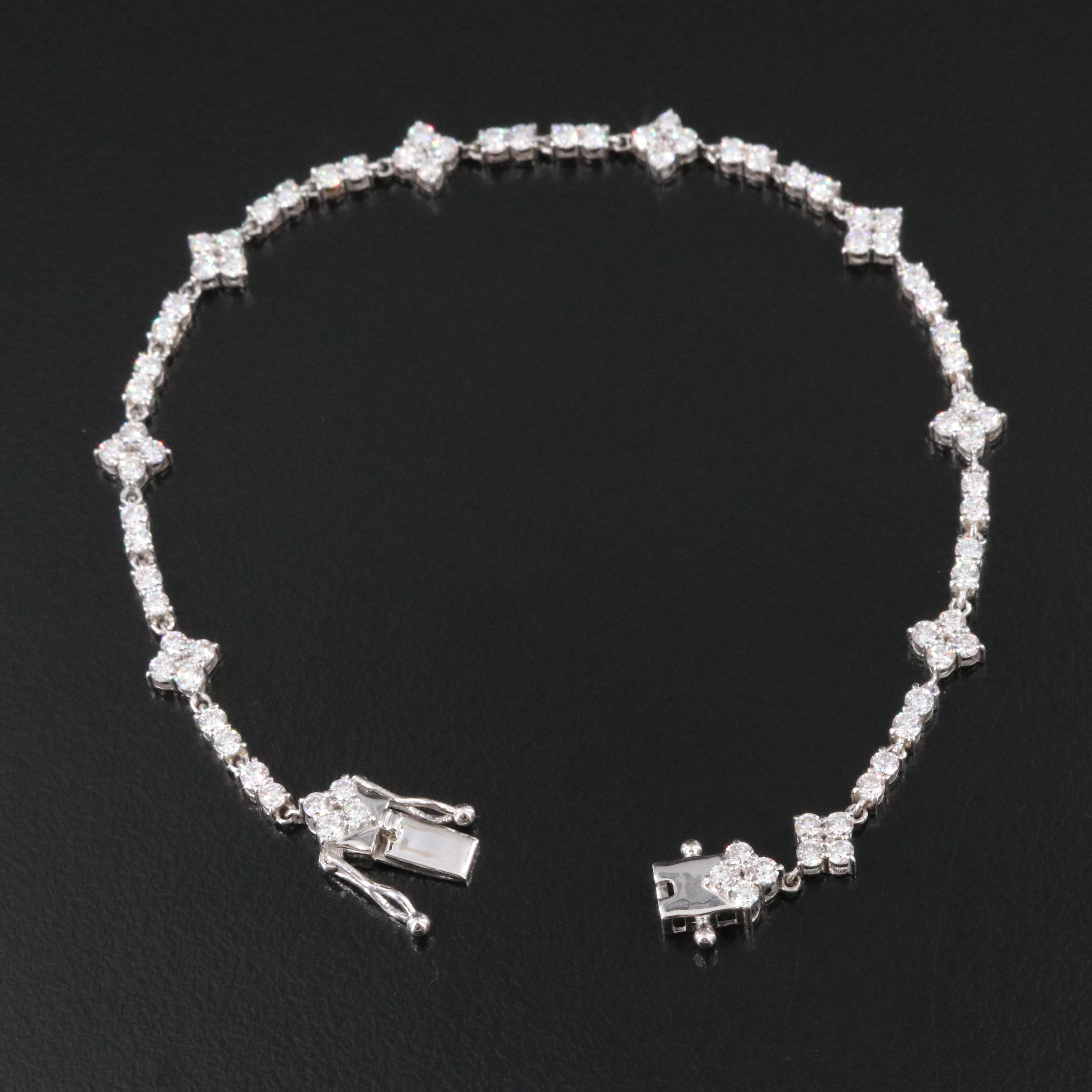 14K 2.40 CTW Lab Grown Diamond Bracelet