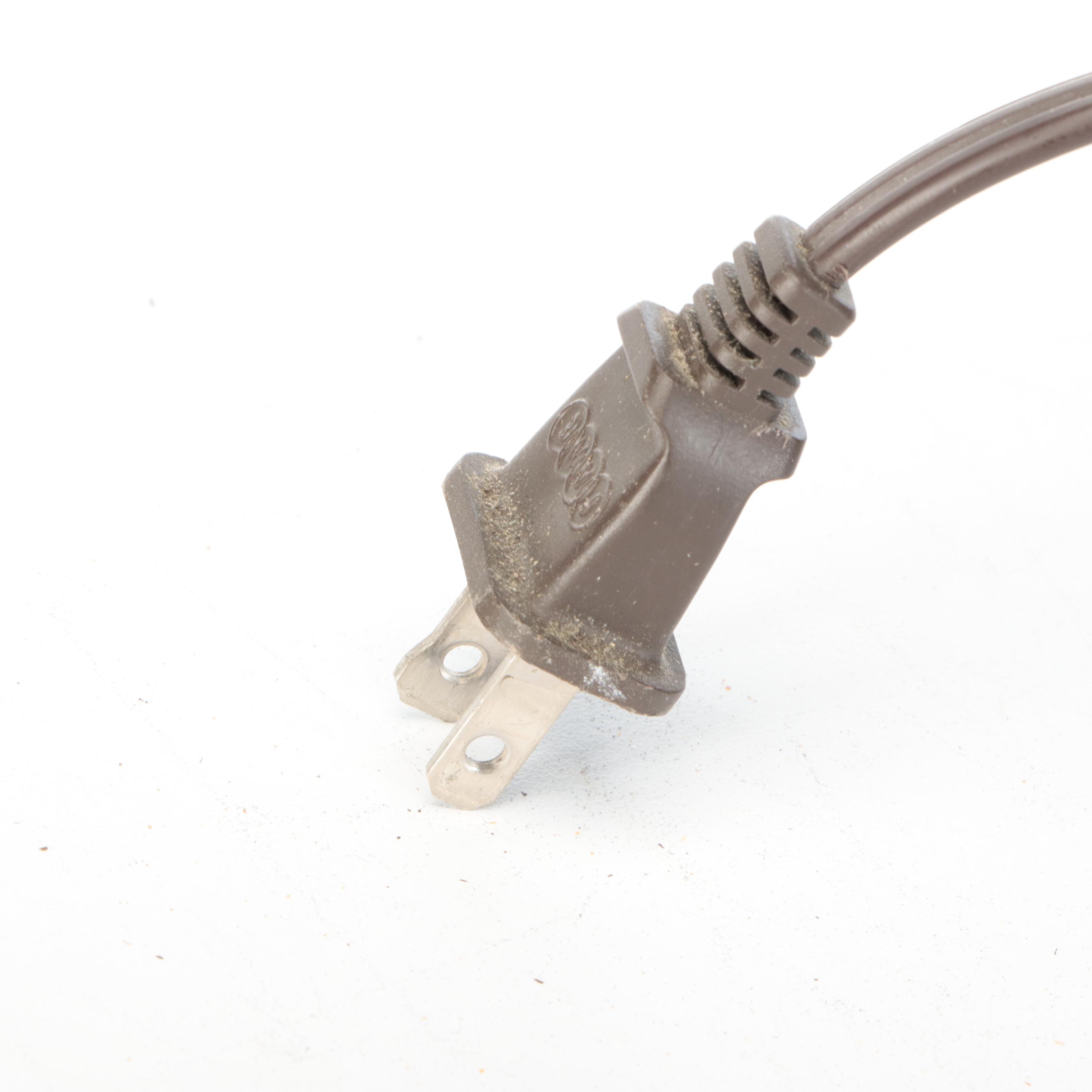 Oil Rubbed Bronze Metal Table Lamp with Slag Glass Shade, 2004