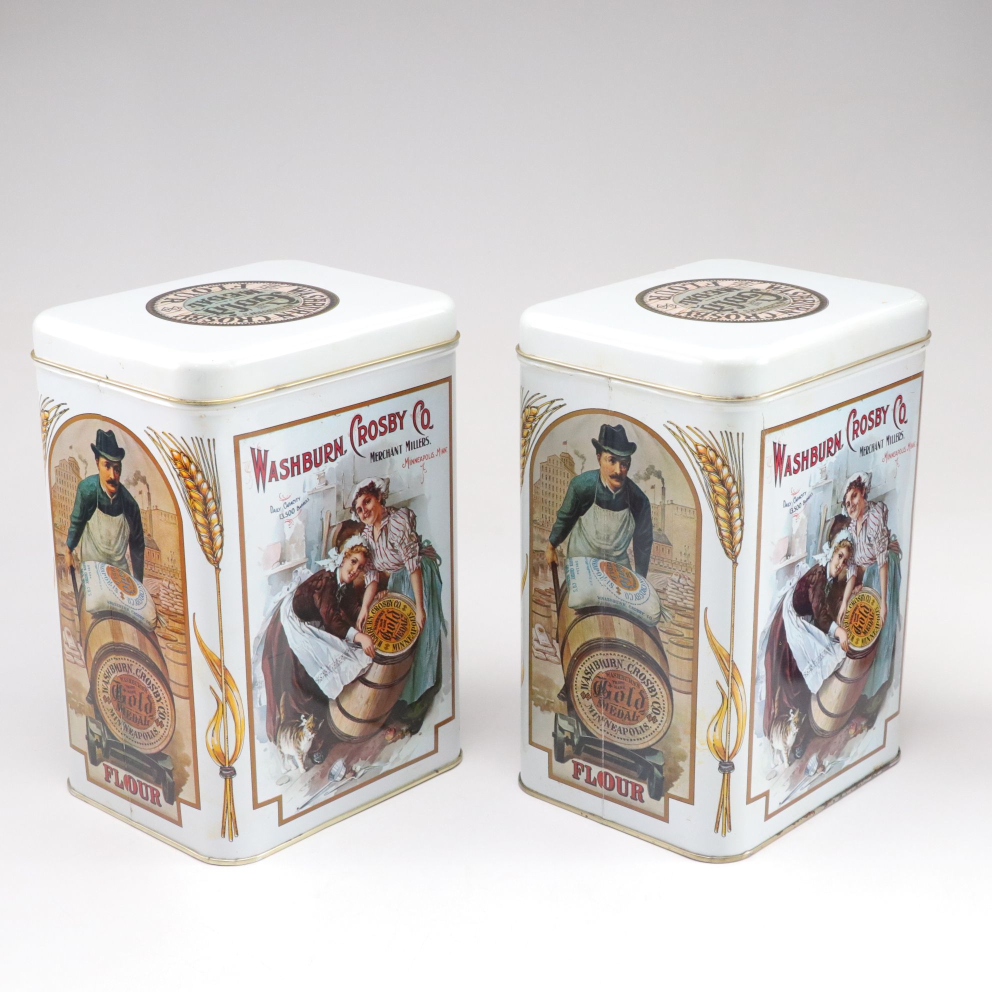 Gold Medal Flour, Nestle Toll House & Other Retro Food Tins