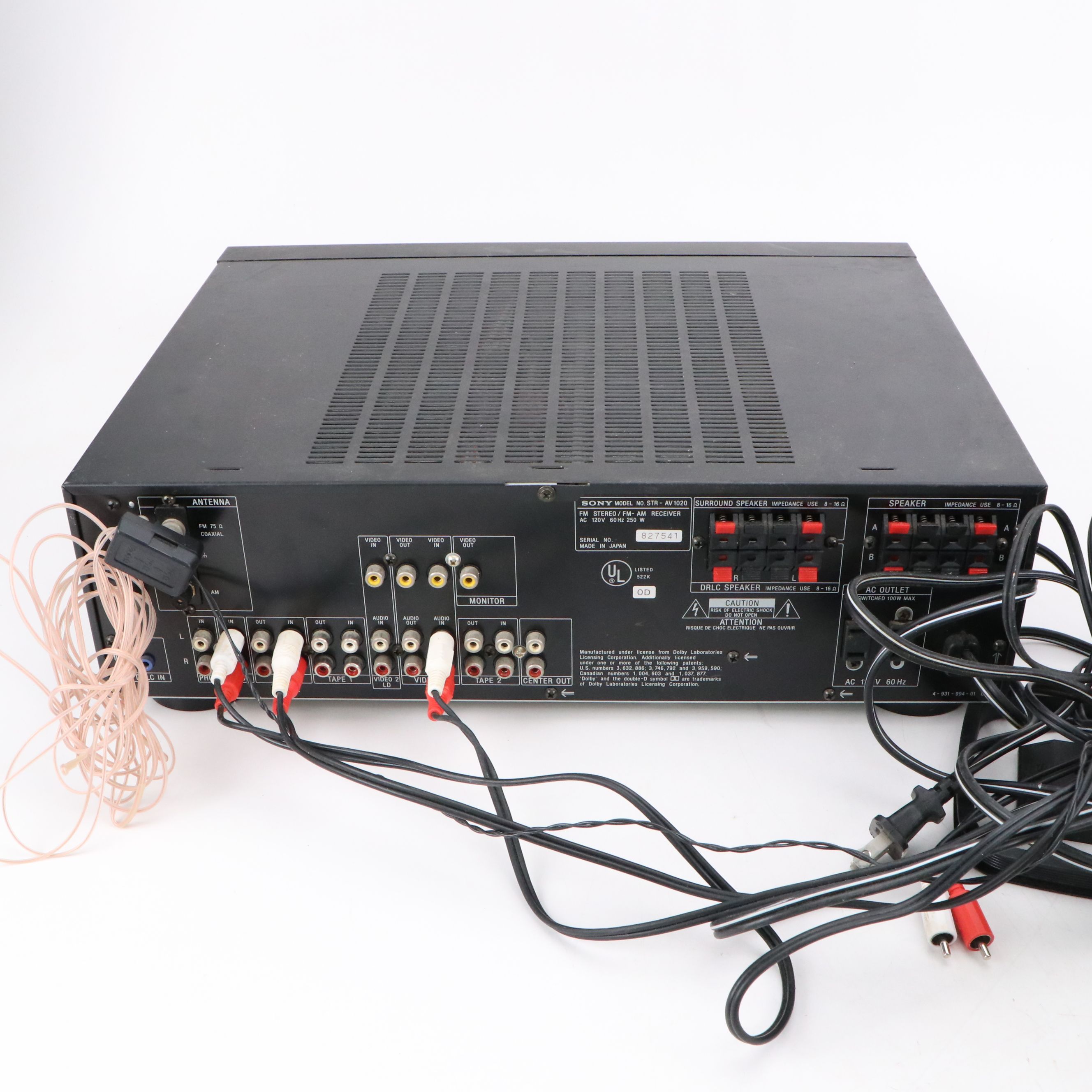 Sony Stereo Cassette Deck, Compact Disc Player and Receiver