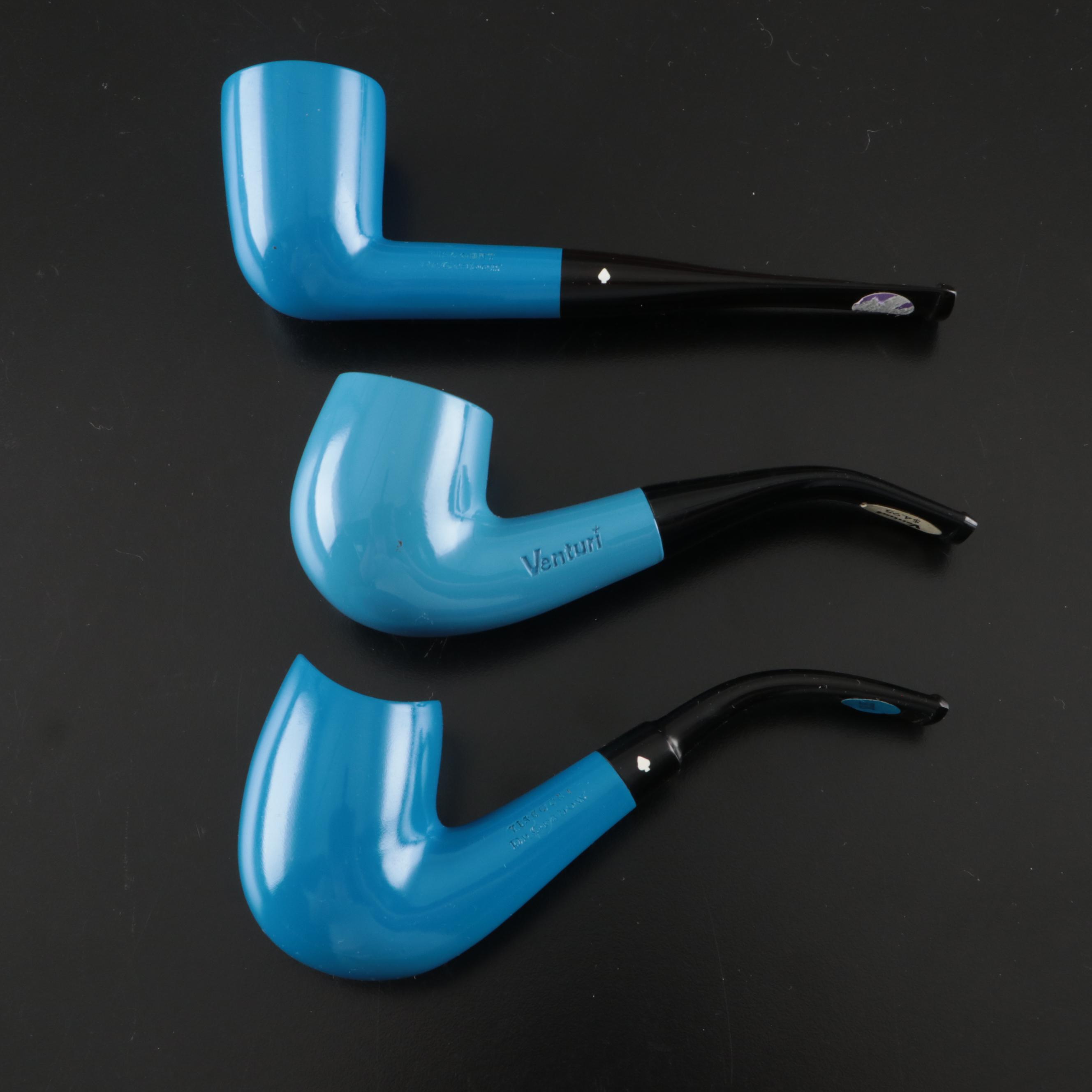 Hilson "Fantasia" Acrylic Tobacco Pipes with Vintage Paronelli Pipes and More