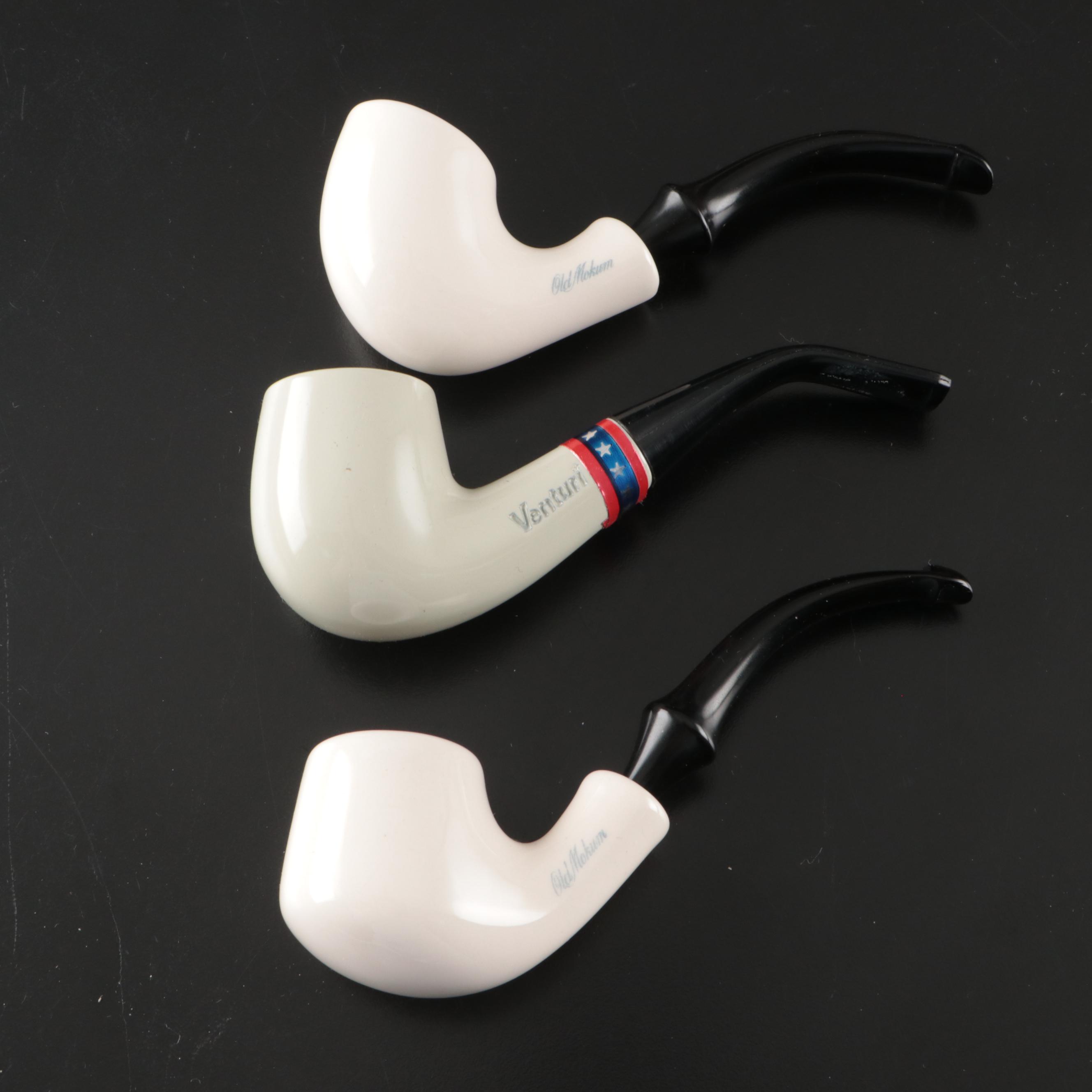 Hilson "Fantasia" Acrylic Tobacco Pipes with Vintage Paronelli Pipes and More