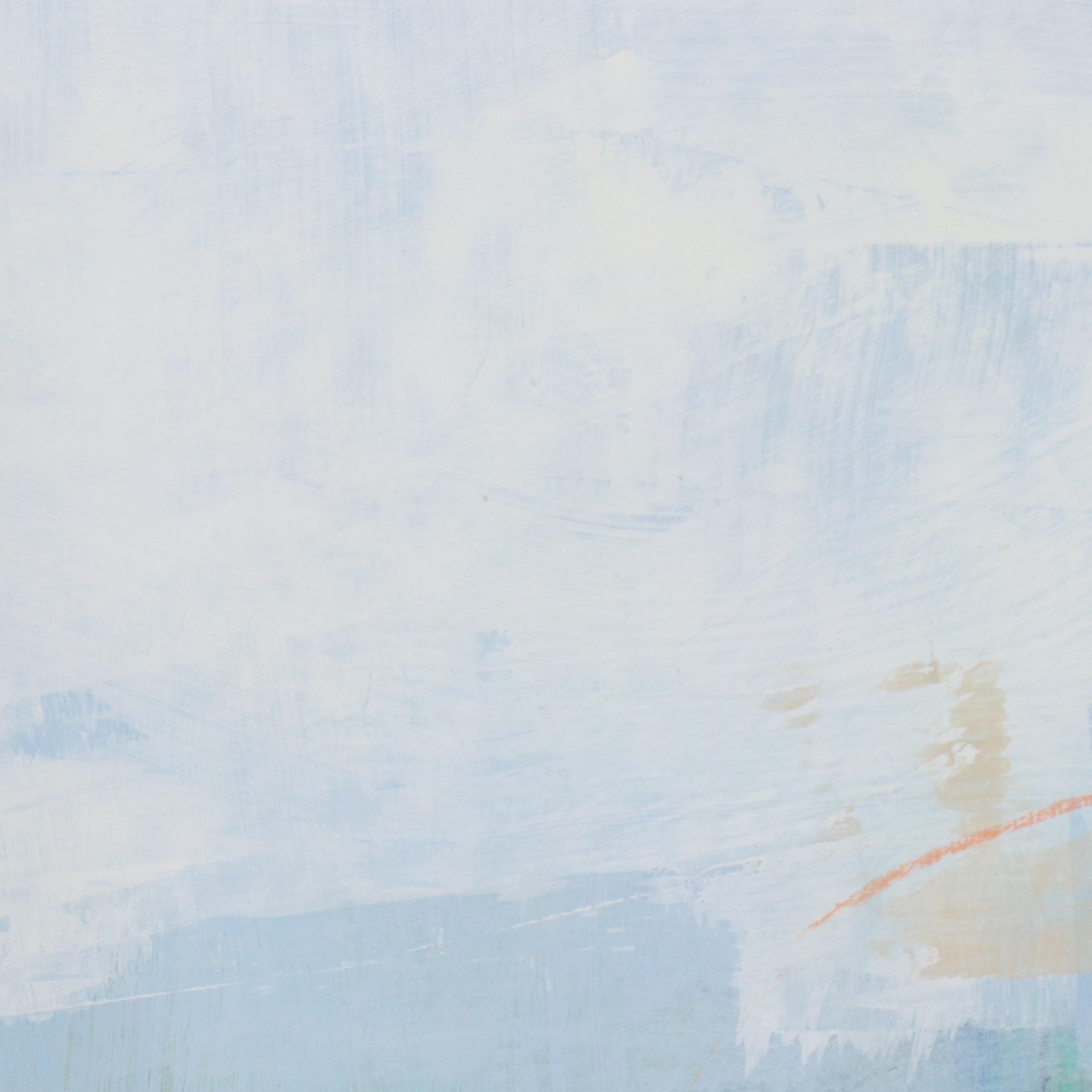 Ursula J. Brenner Abstract Mixed Media Painting, 21st Century