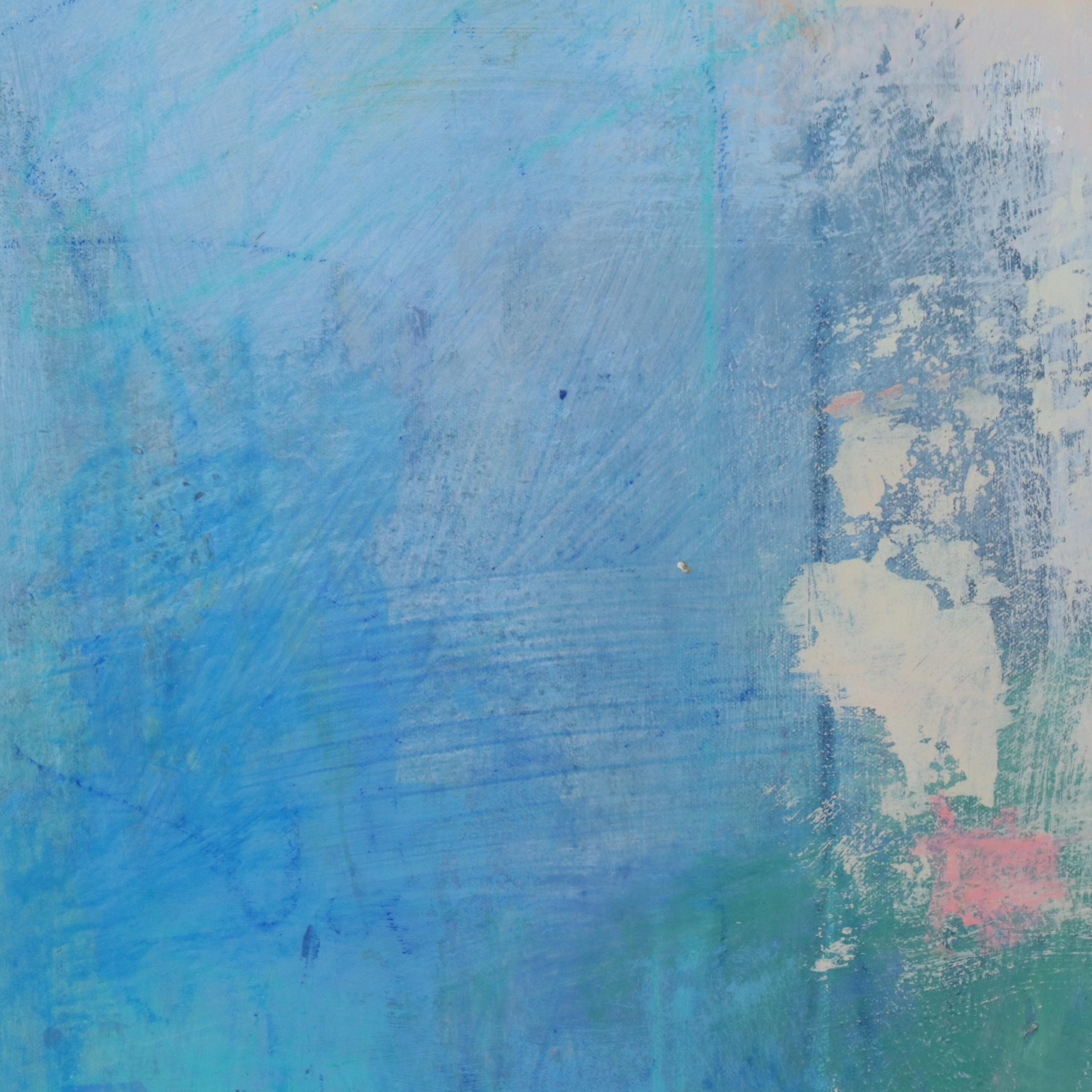 Ursula J. Brenner Abstract Mixed Media Painting, 21st Century