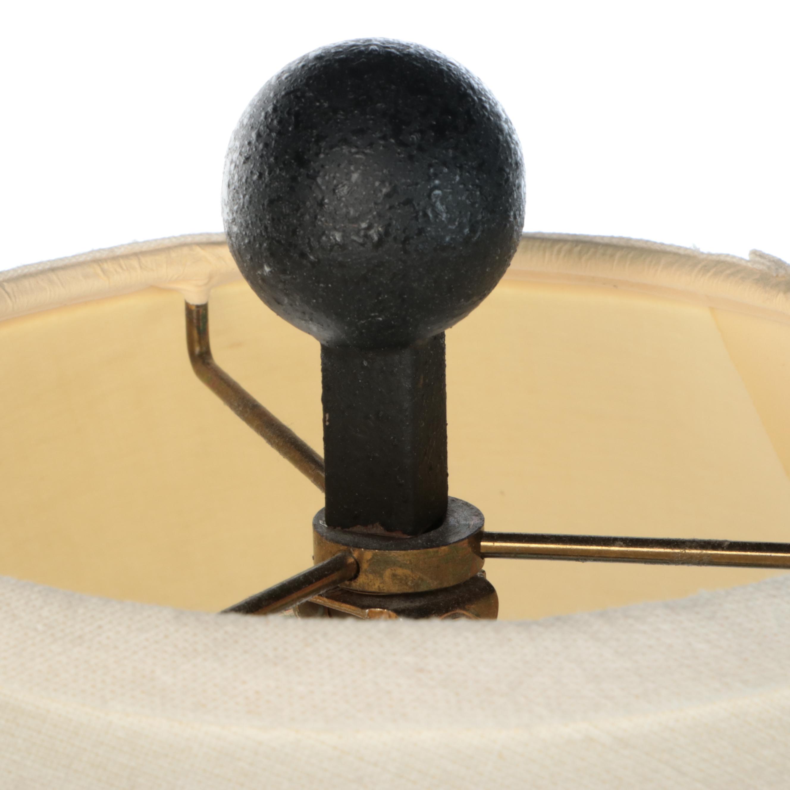 Spanish Revival Style Wrought Metal Floor Lamp