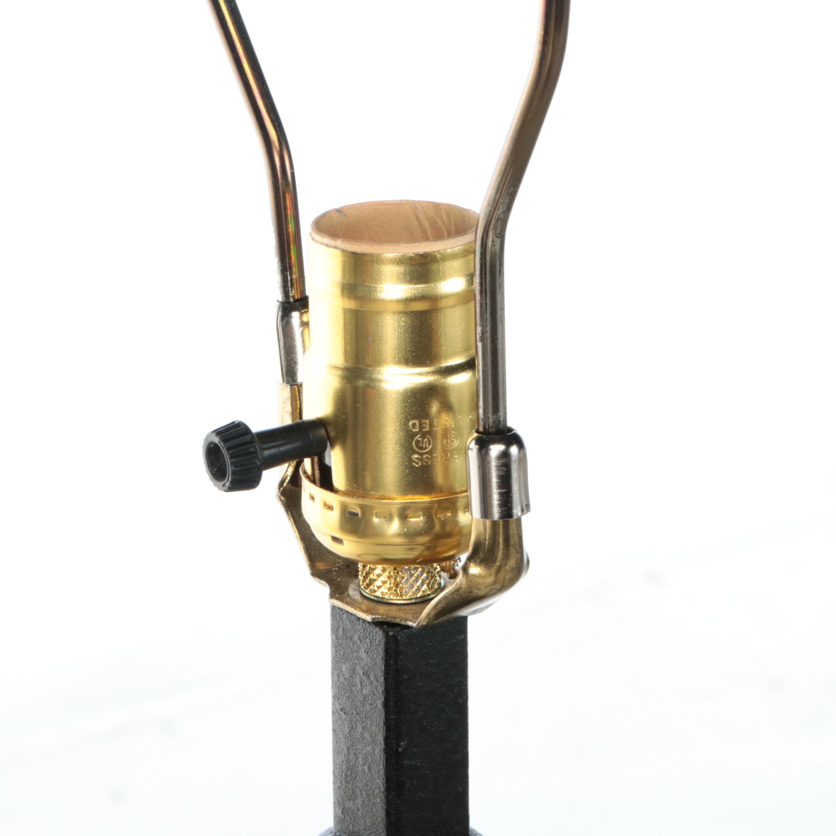 Spanish Revival Style Wrought Metal Floor Lamp