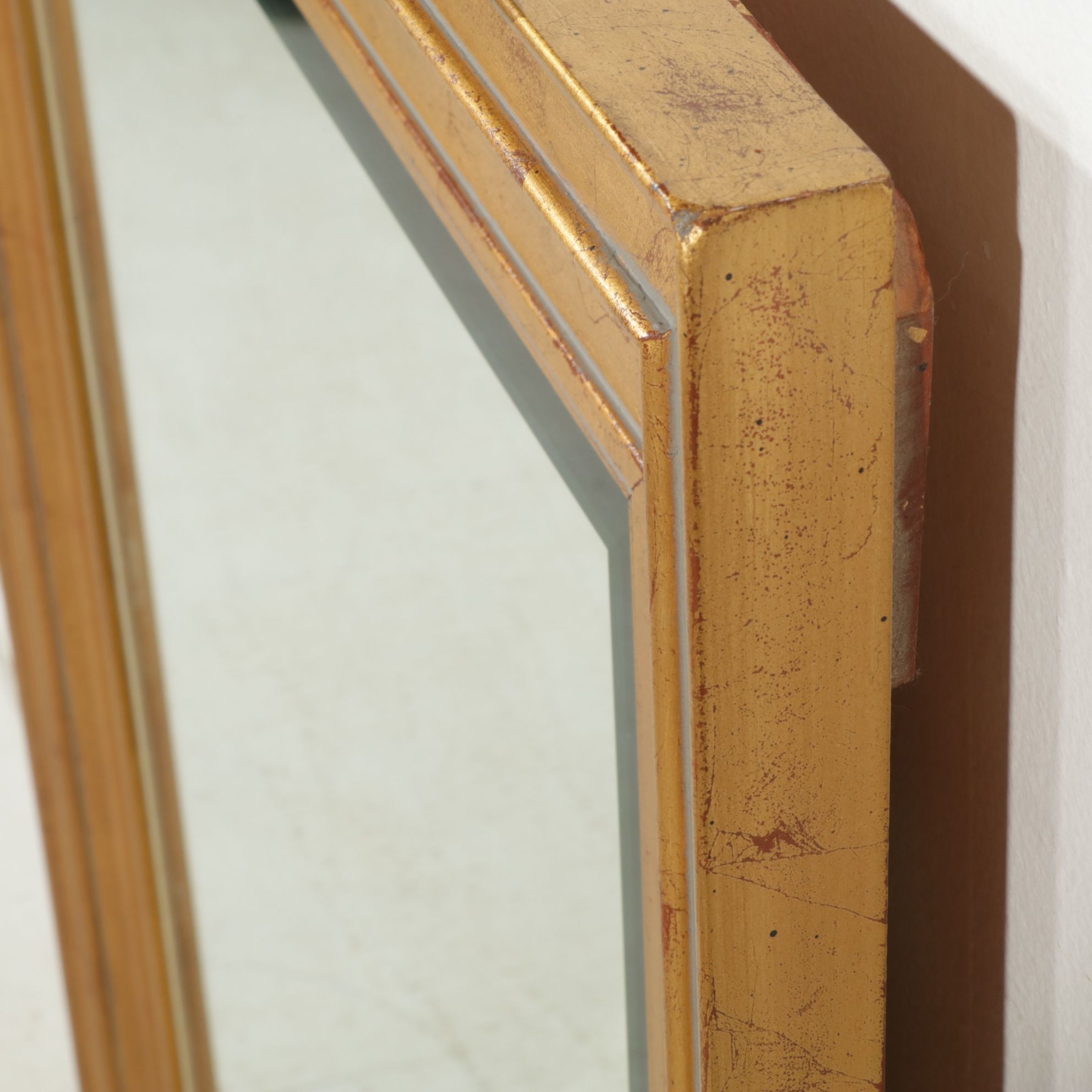 Carolina Mirror Company Wall Mirror in Gold Toned Frame