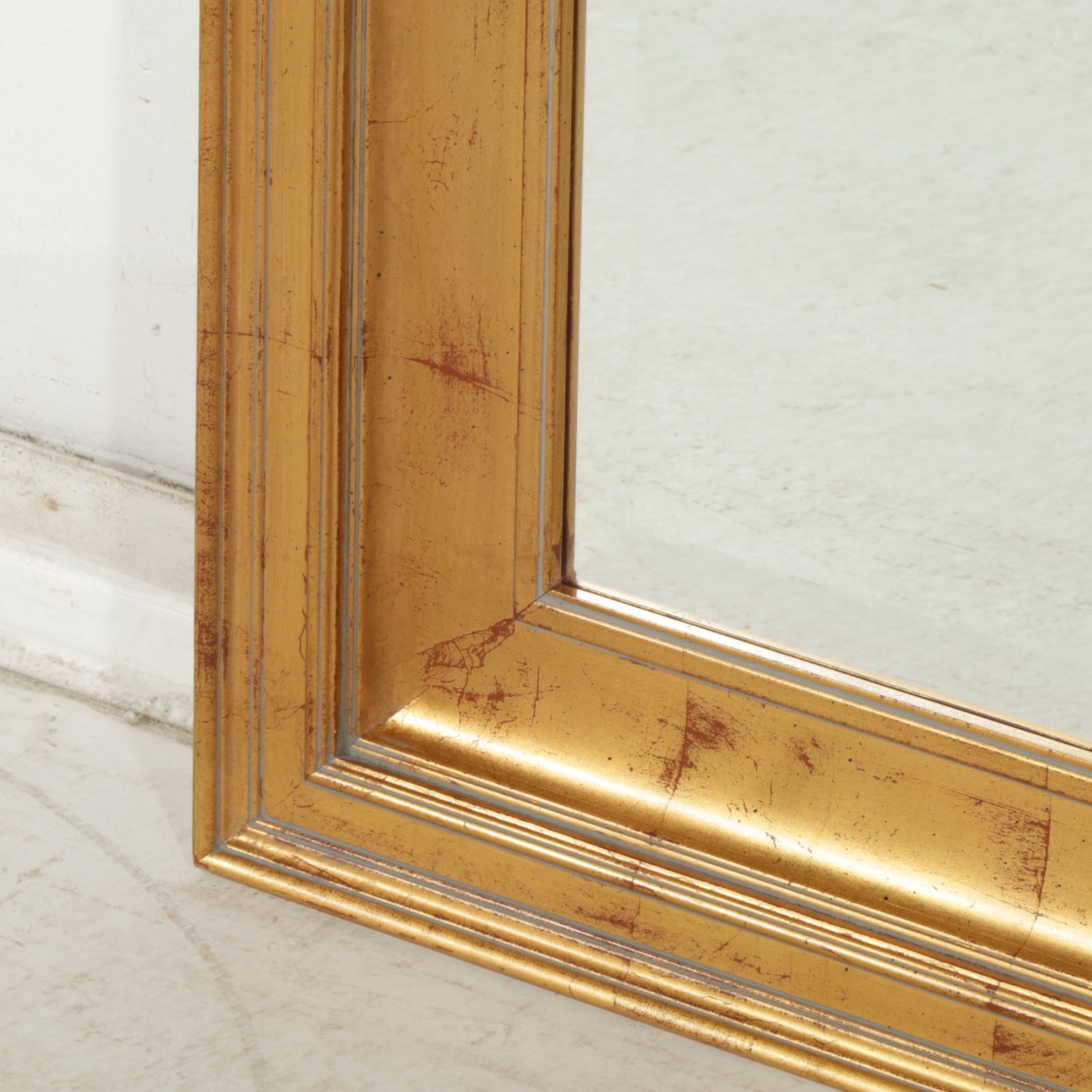 Carolina Mirror Company Wall Mirror in Gold Toned Frame