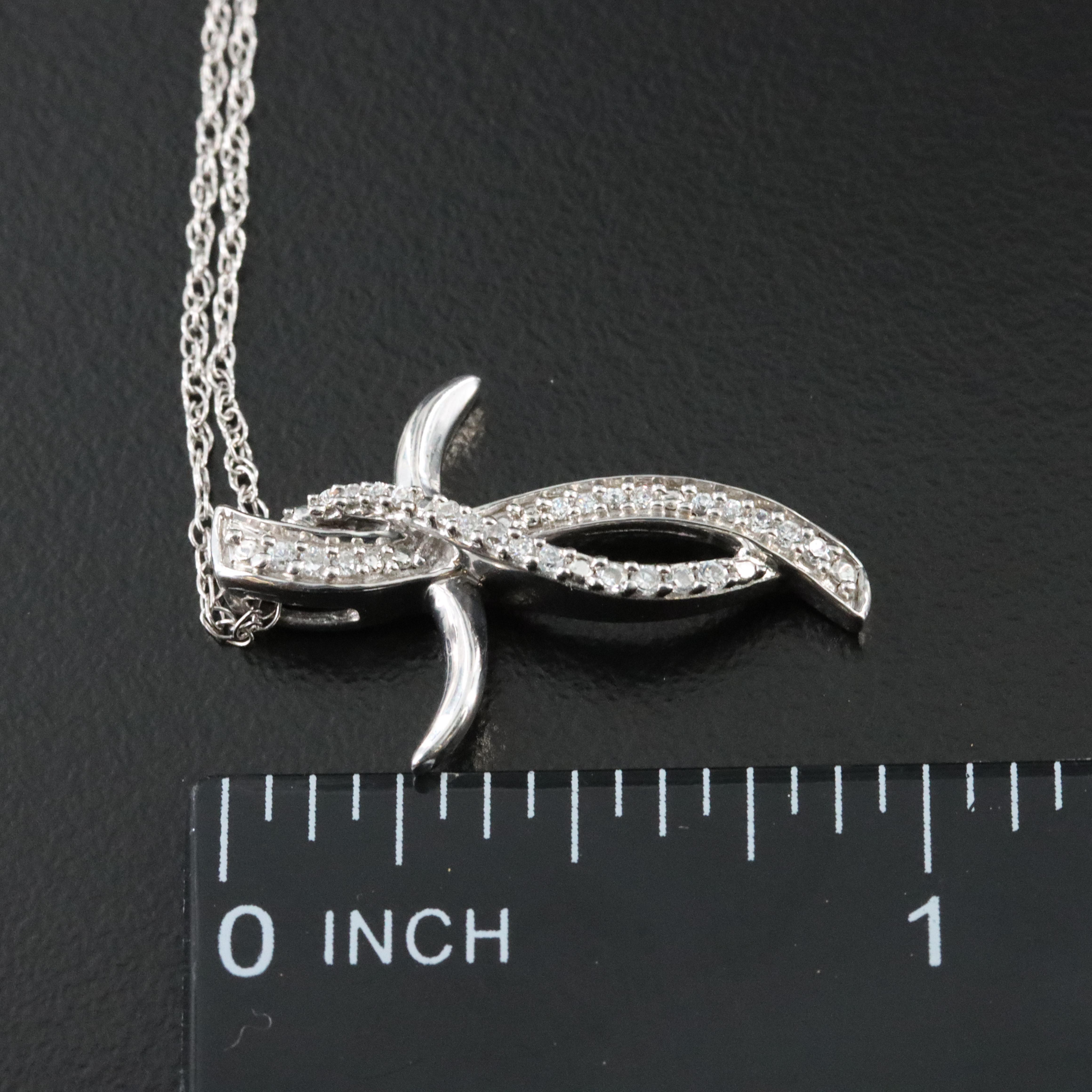 Sterling Cross Pendant Necklace