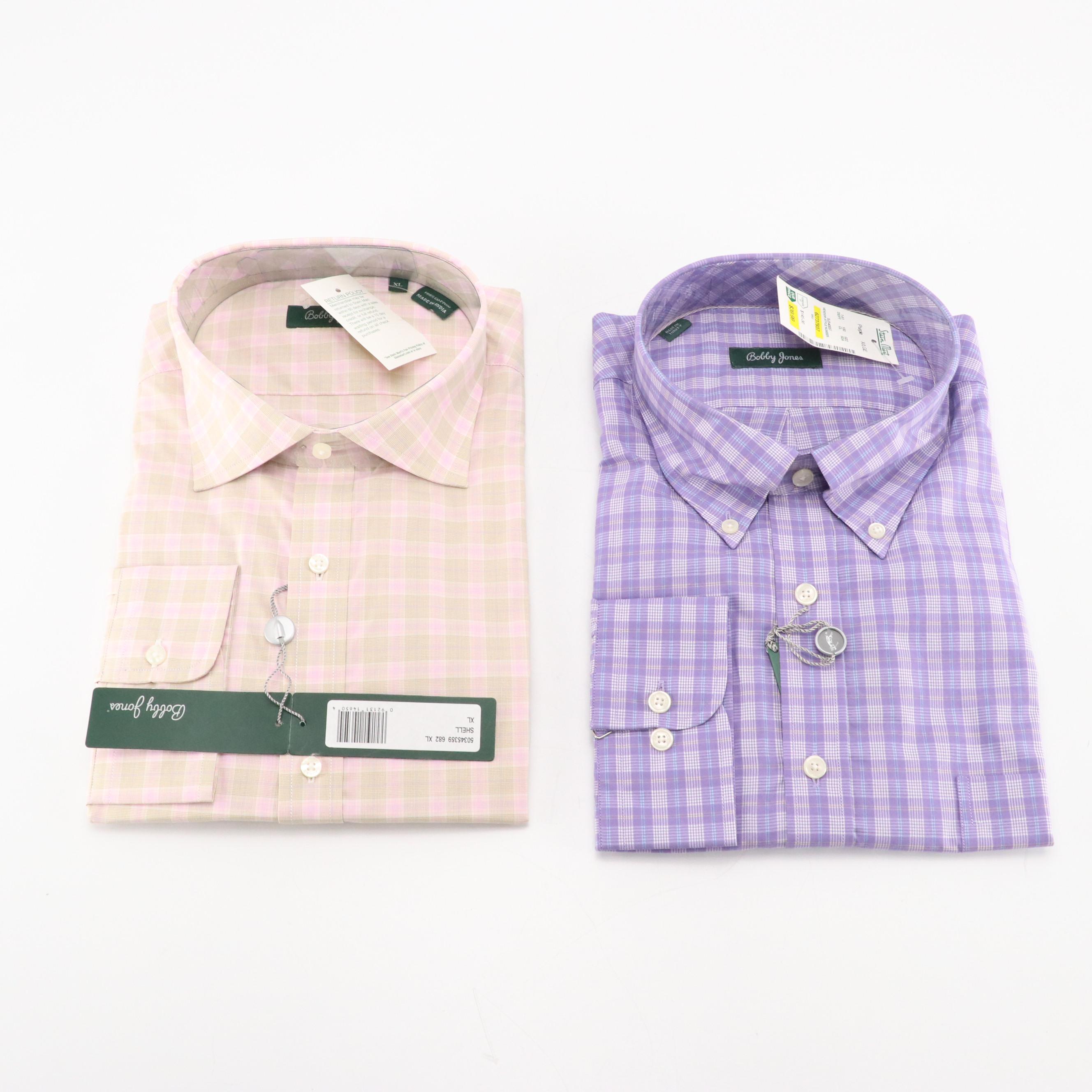 Men's Polo Ralph Lauren, Peter Millar and Other Long Sleeve Button-Up Shirts