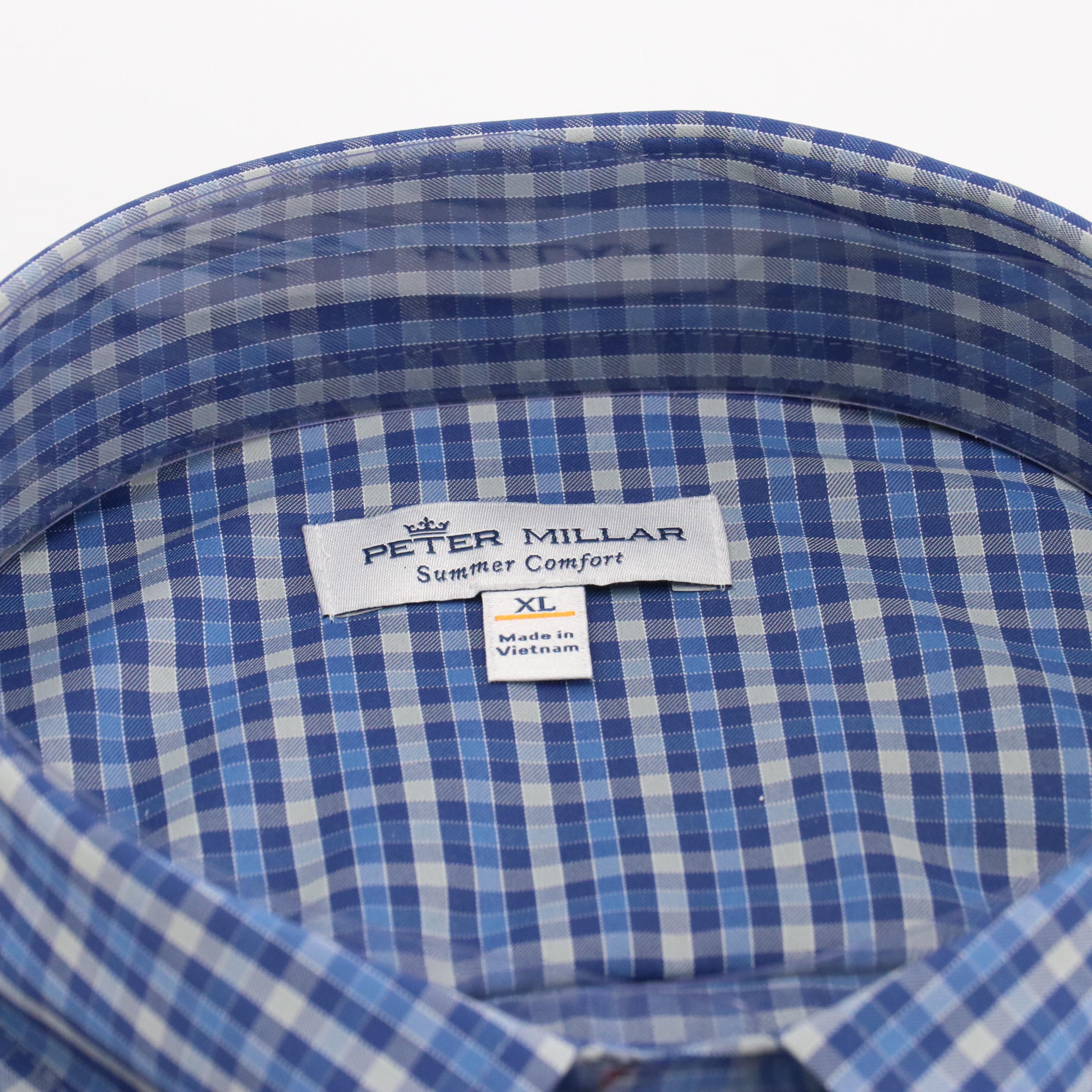 Men's Polo Ralph Lauren, Peter Millar and Other Long Sleeve Button-Up Shirts