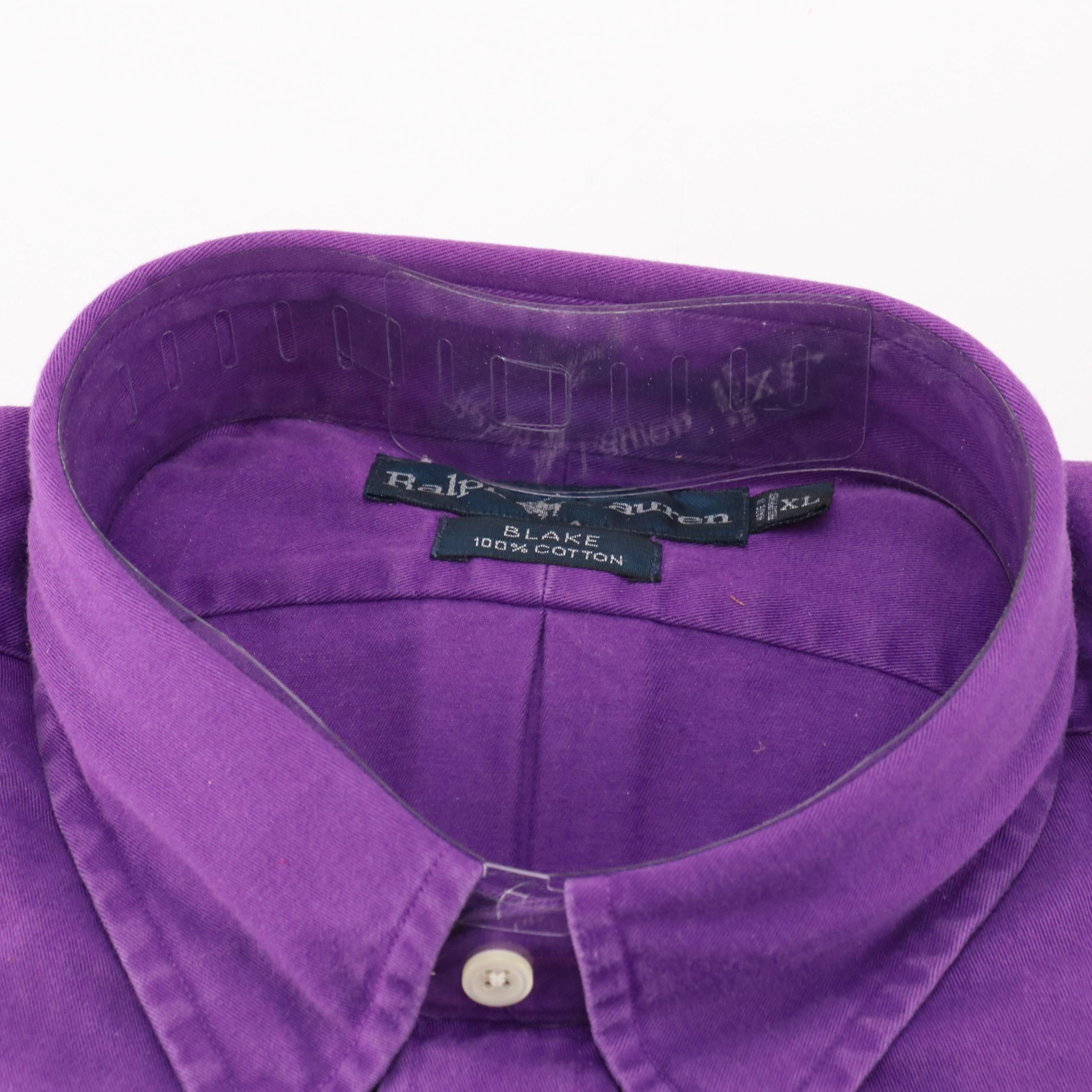 Men's Polo Ralph Lauren, Peter Millar and Other Long Sleeve Button-Up Shirts