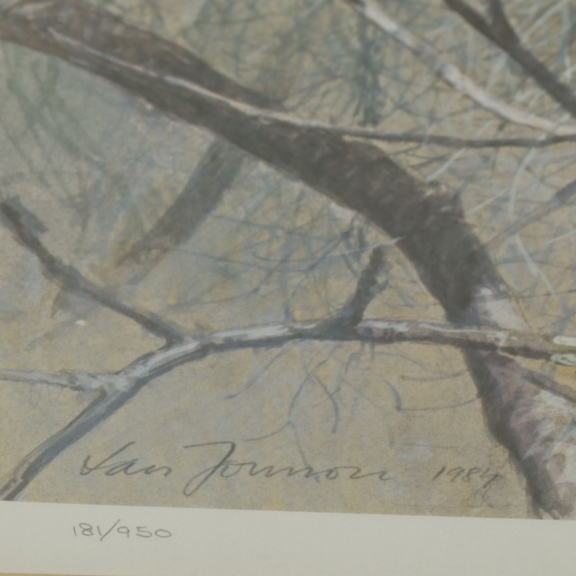 Lars Jonsson "Signals of Spring" Offset Lithograph, 1984