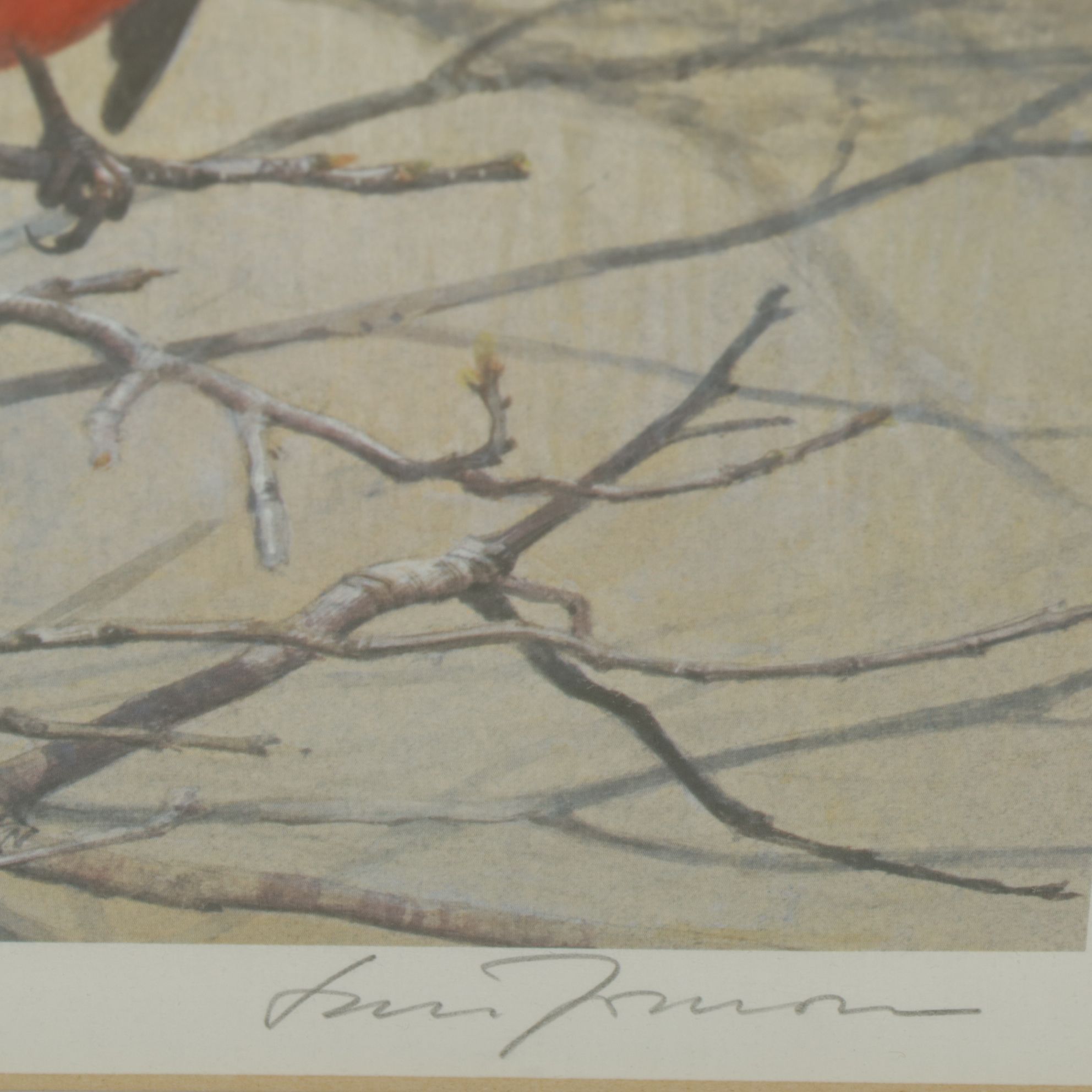 Lars Jonsson "Signals of Spring" Offset Lithograph, 1984