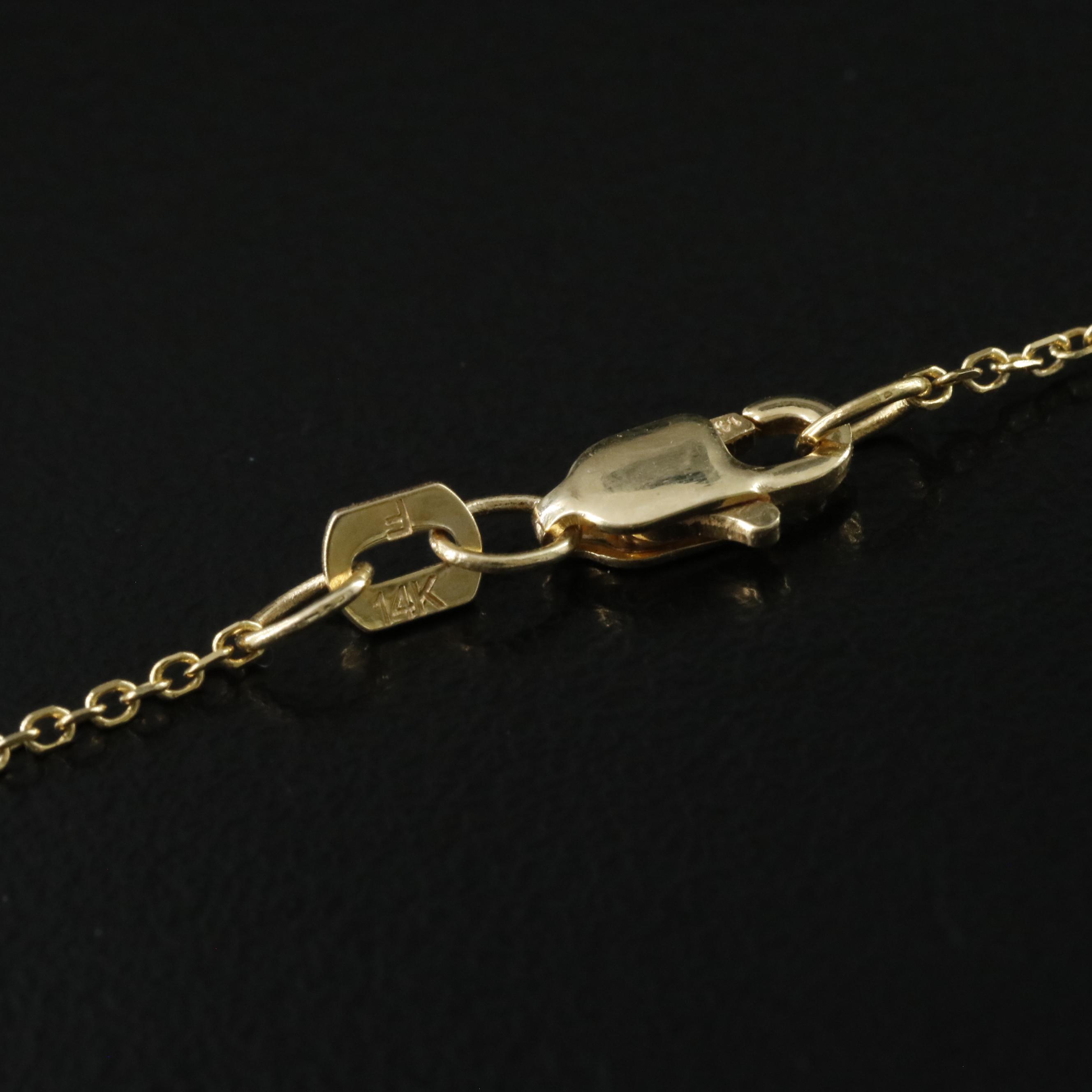 14K 2.02 CT Lab Grown Diamond Solitaire Necklace with IGI Report