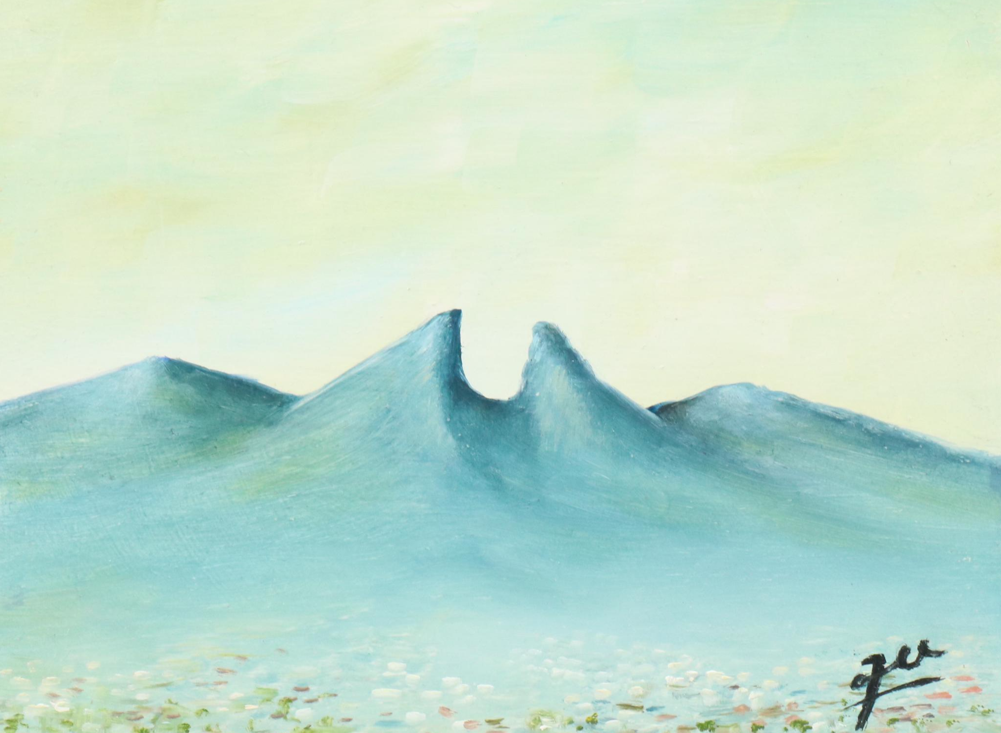 Acrylic Landscape Paintings, Circa 2000