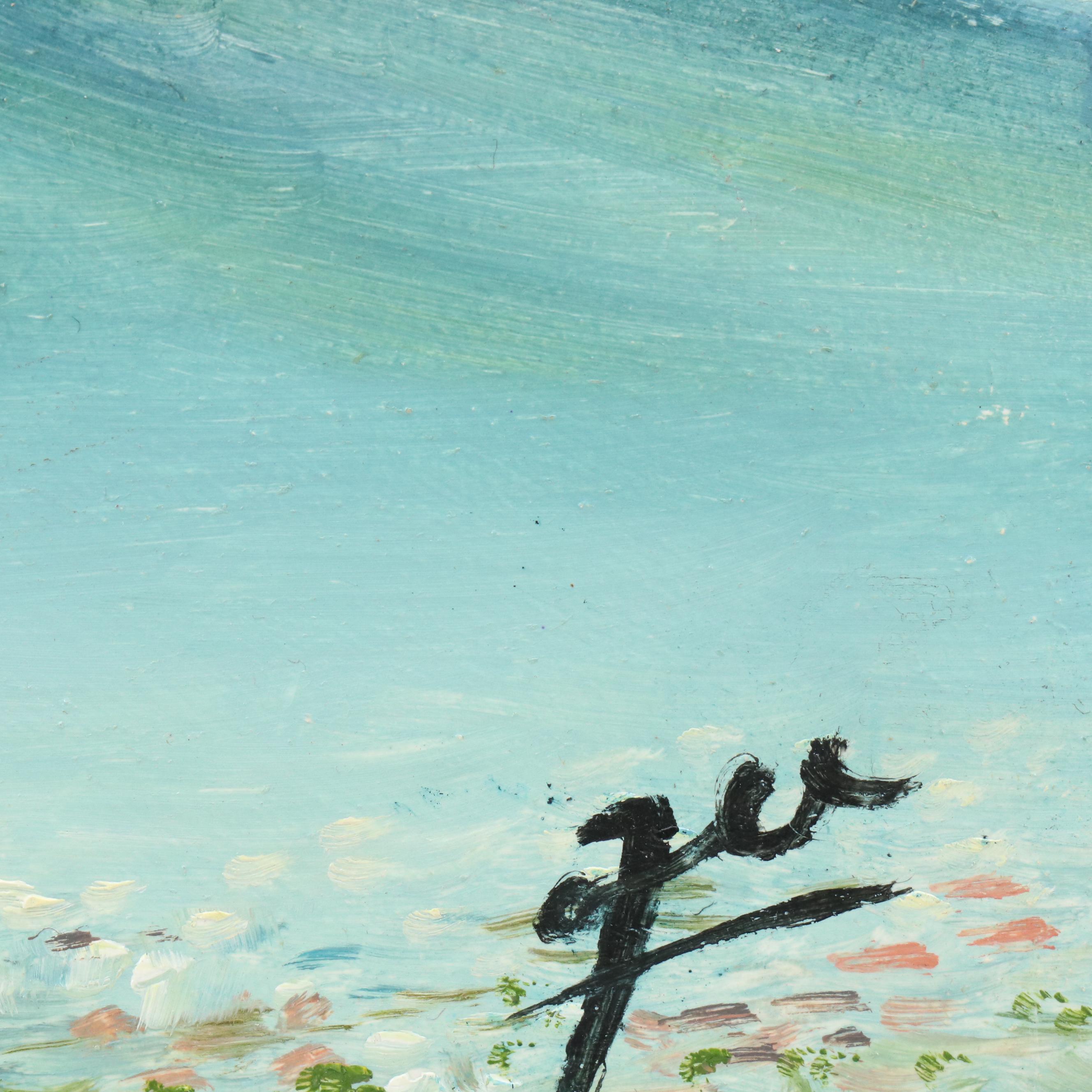 Acrylic Landscape Paintings, Circa 2000