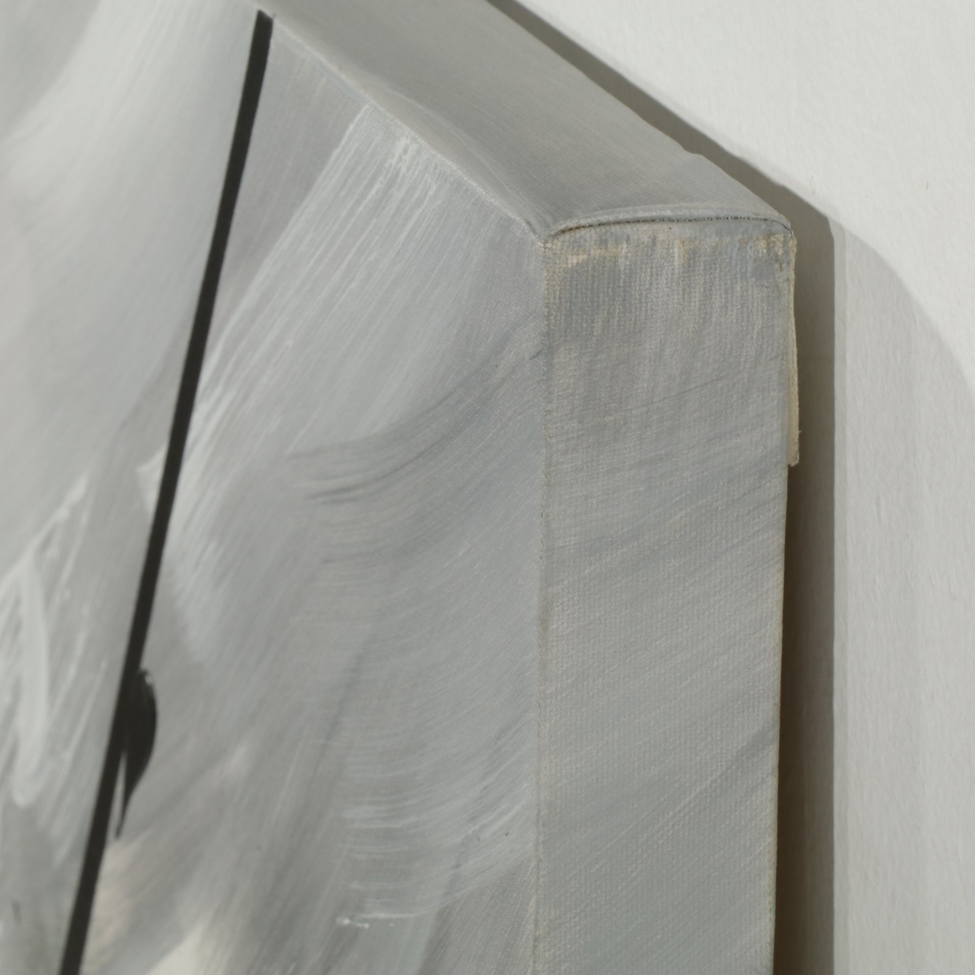 Patrick McNurney Gold and Copper Tone Gestural Abstract Oil Painting on Canvas