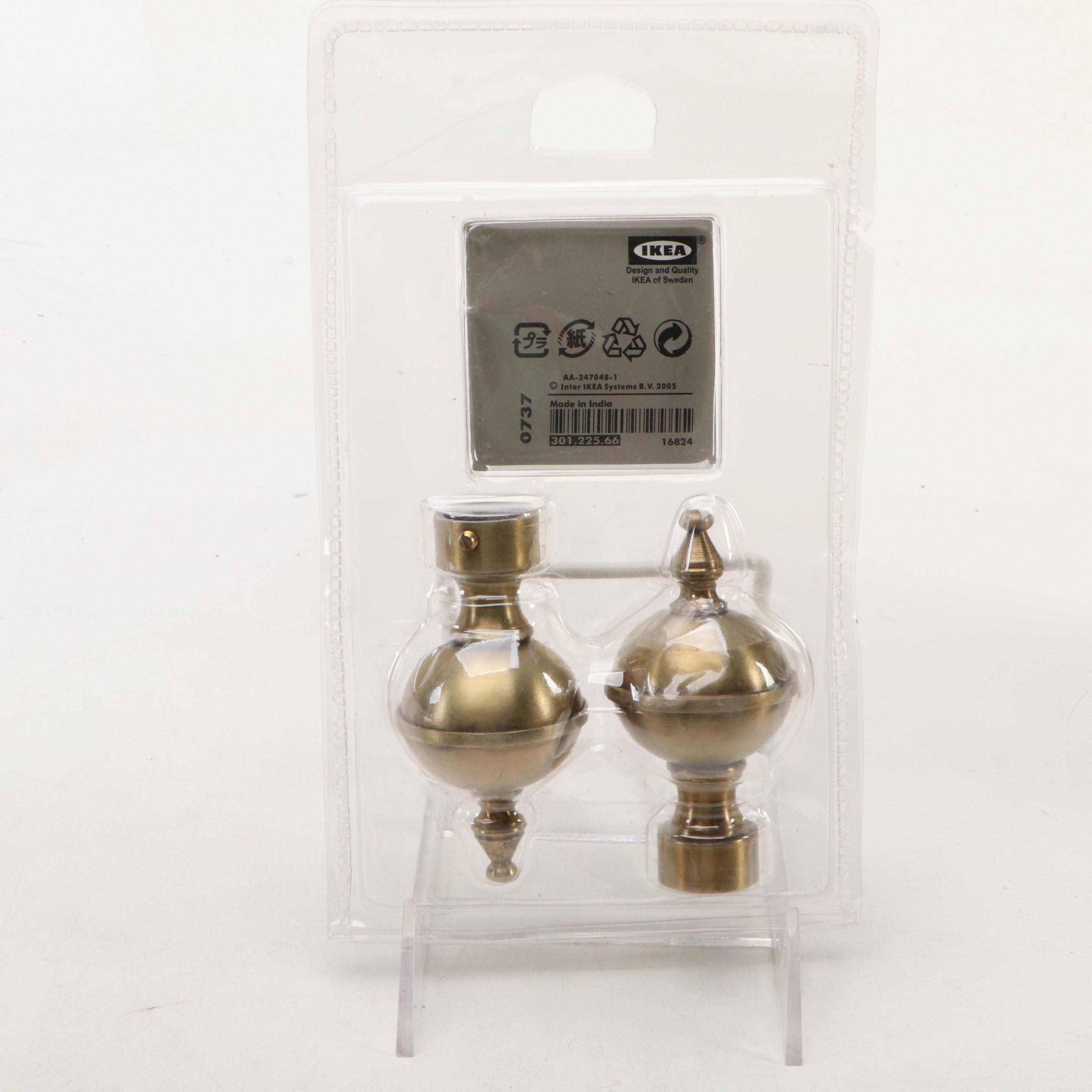 Curtain Rod Finials, Drapery Hardware, Tiebacks and More