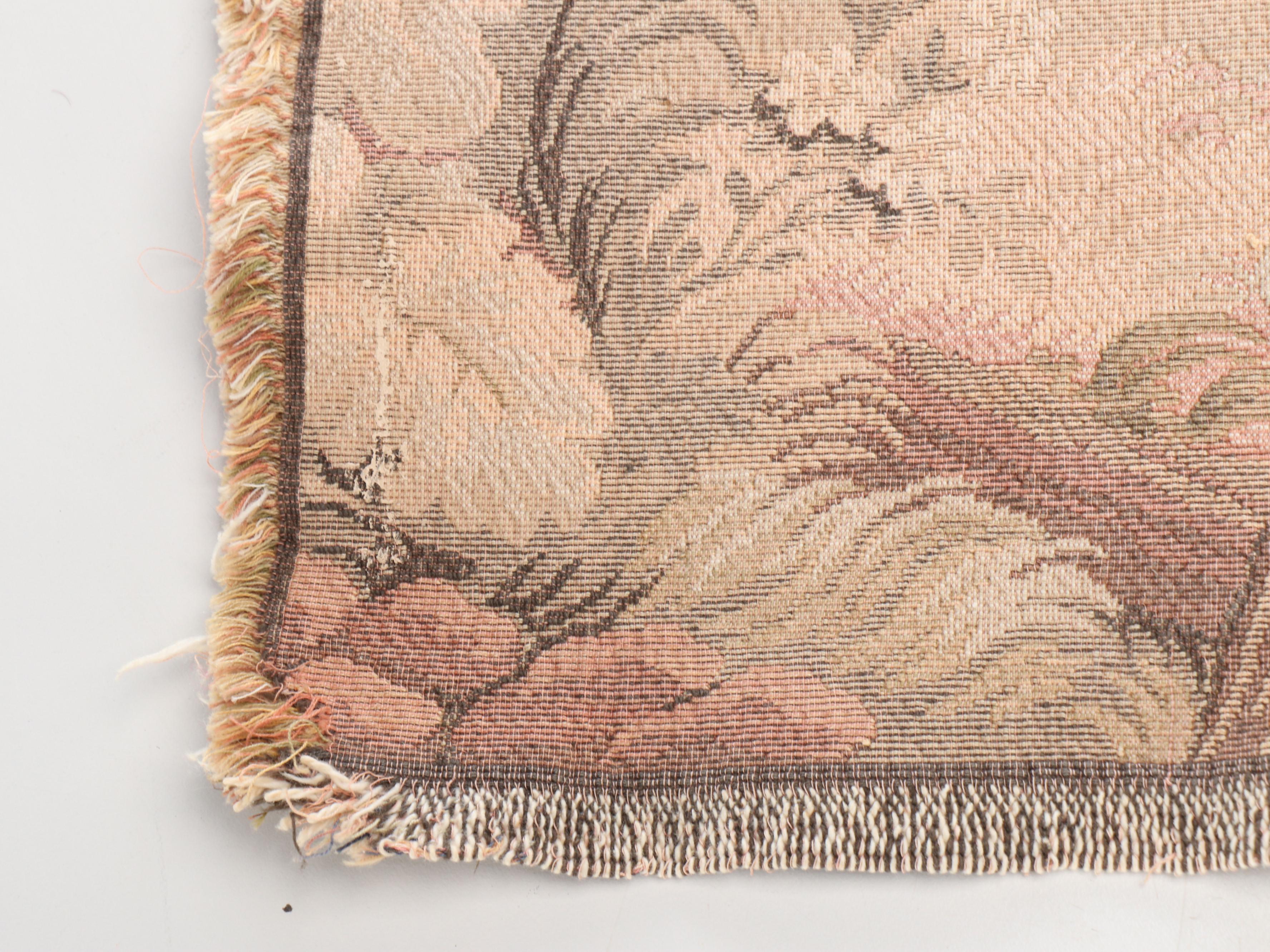 Arazzo French Rococo Revival and Pastoral Scene Tapestry Panels