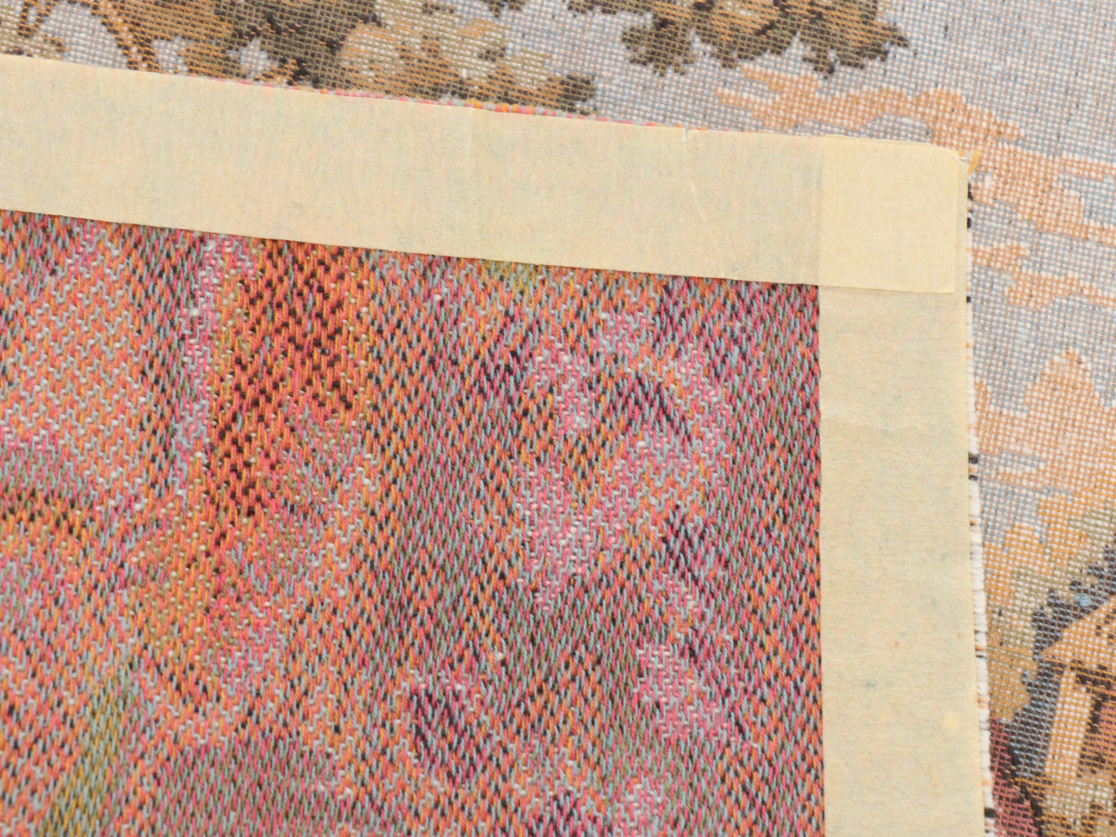 Arazzo French Rococo Revival and Pastoral Scene Tapestry Panels