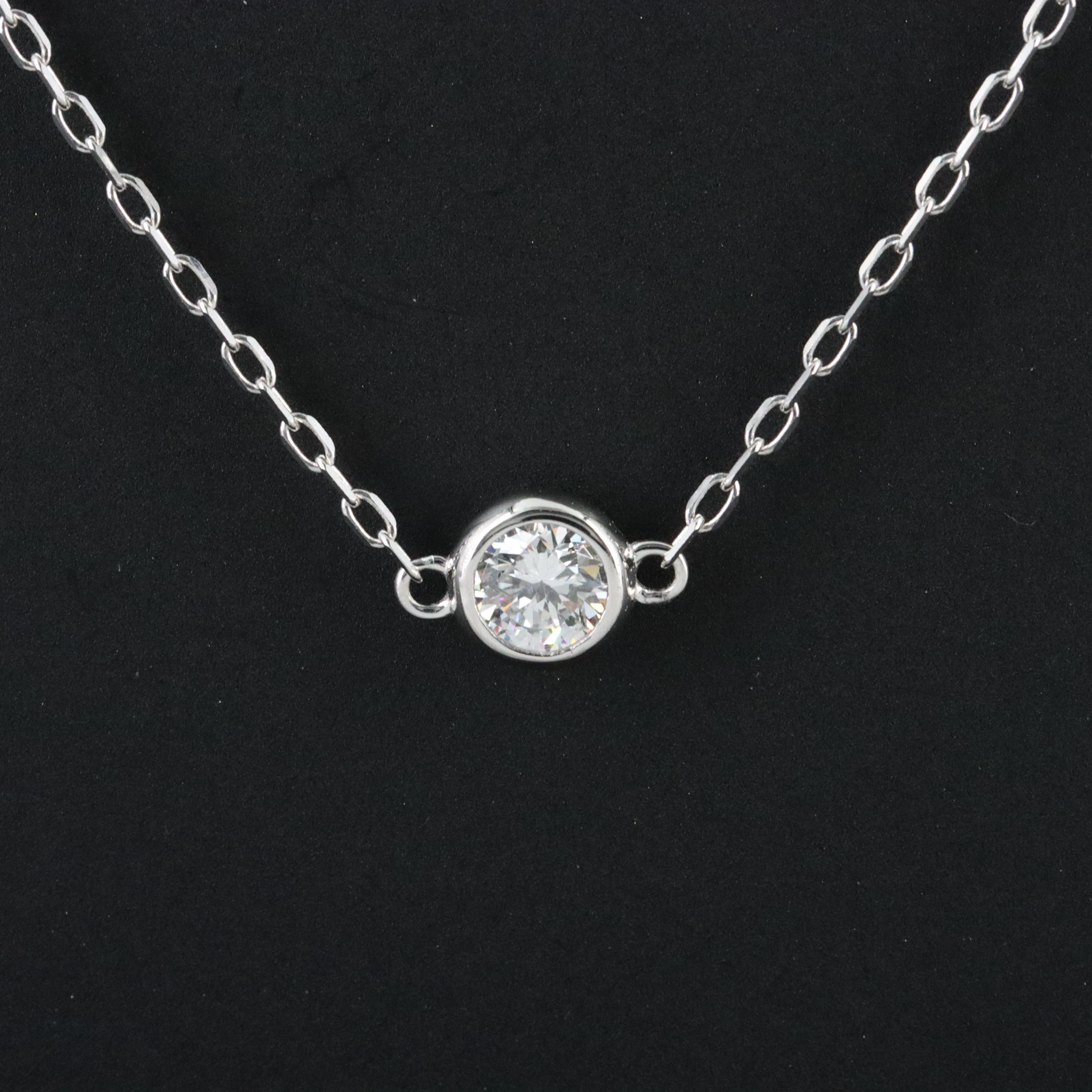 14K 2.00 CTW Lab Grown Diamond Station Necklace
