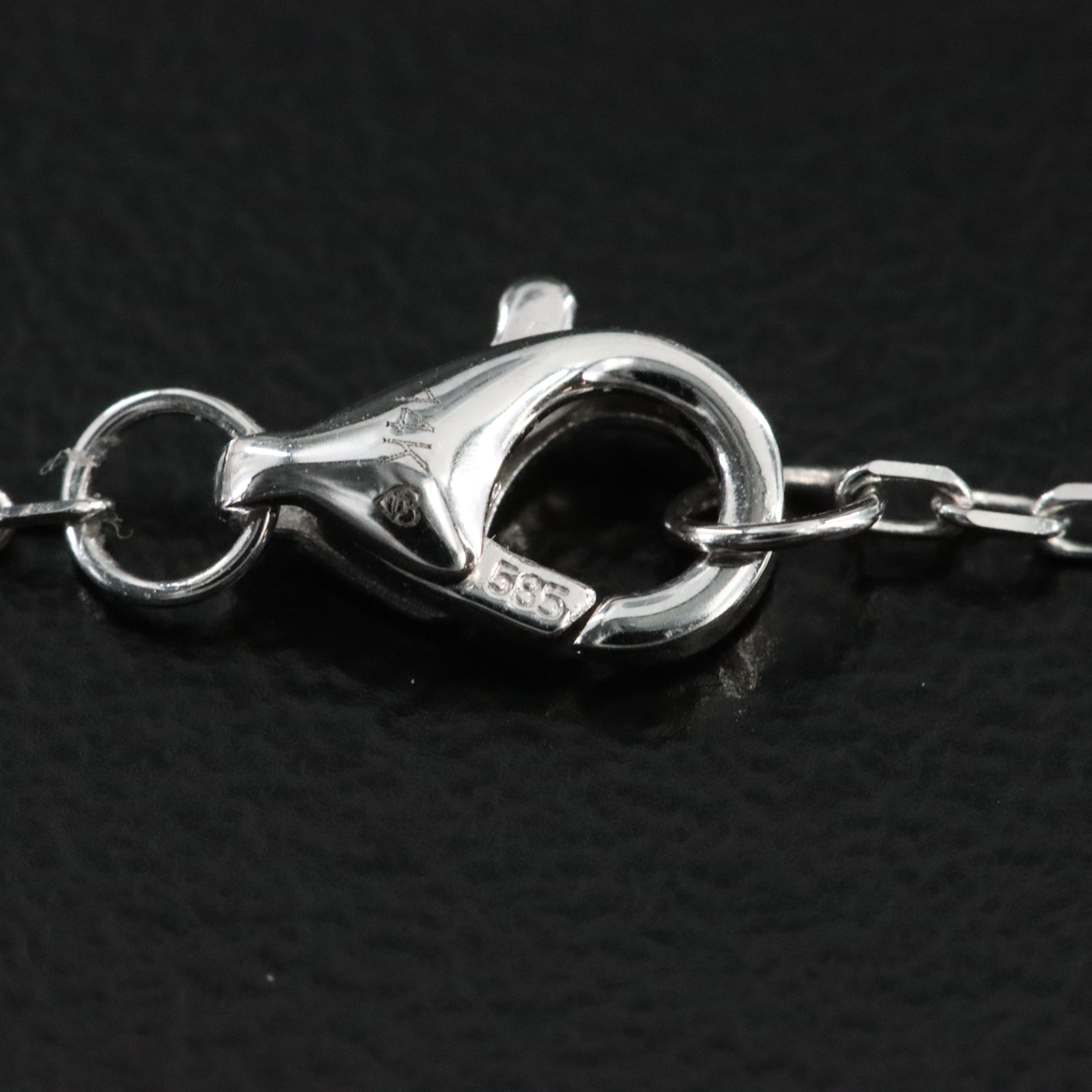 14K 2.00 CTW Lab Grown Diamond Station Necklace