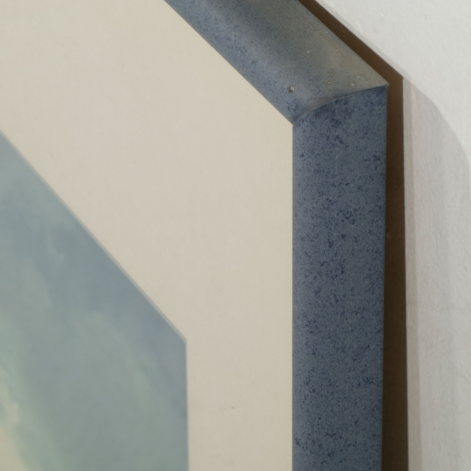 Blue Monochrome Montane Forest Landscape Photograph , 1989