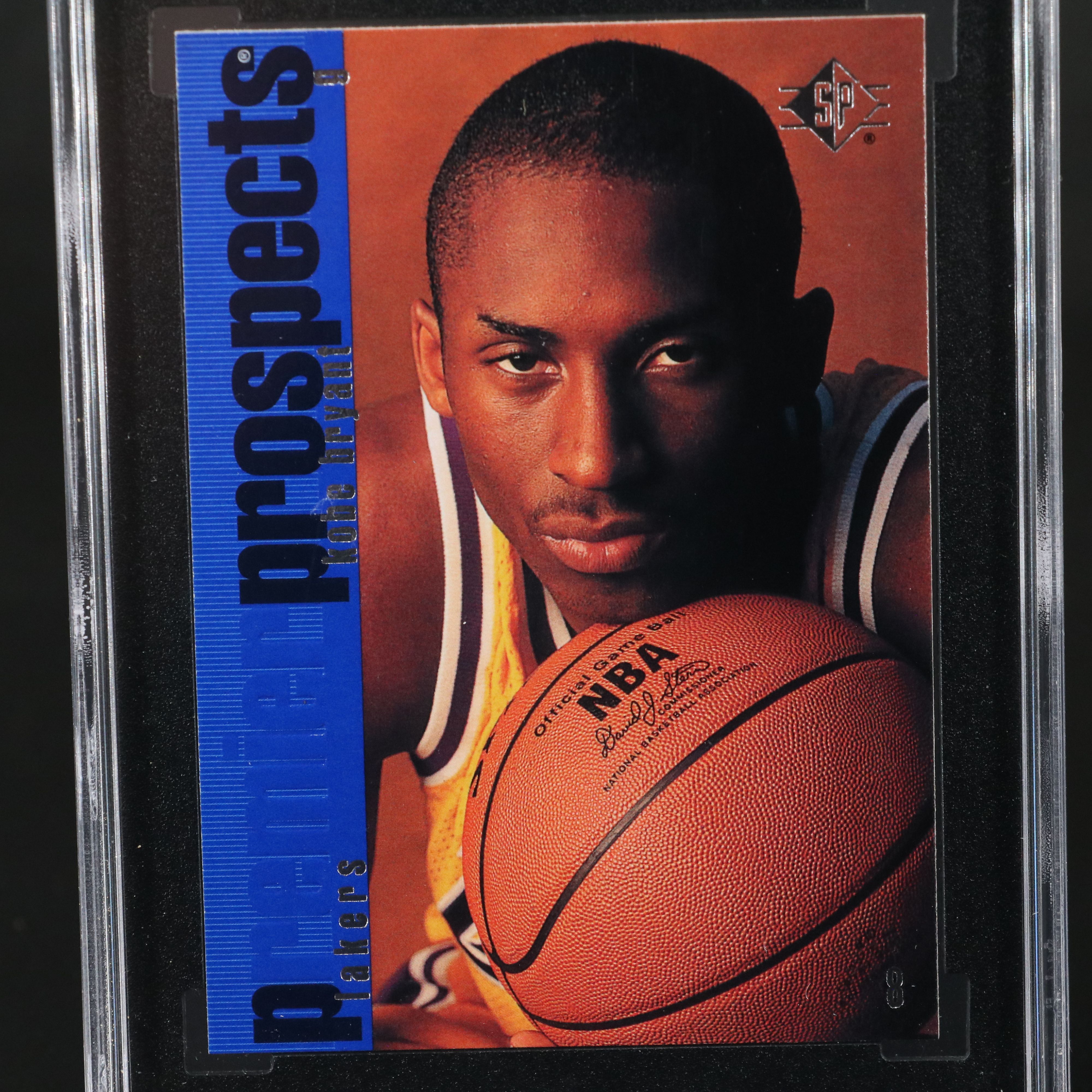 1996-97 SP Kobe Bryant Los Angeles Lakers Rookie Card Graded SGC 9